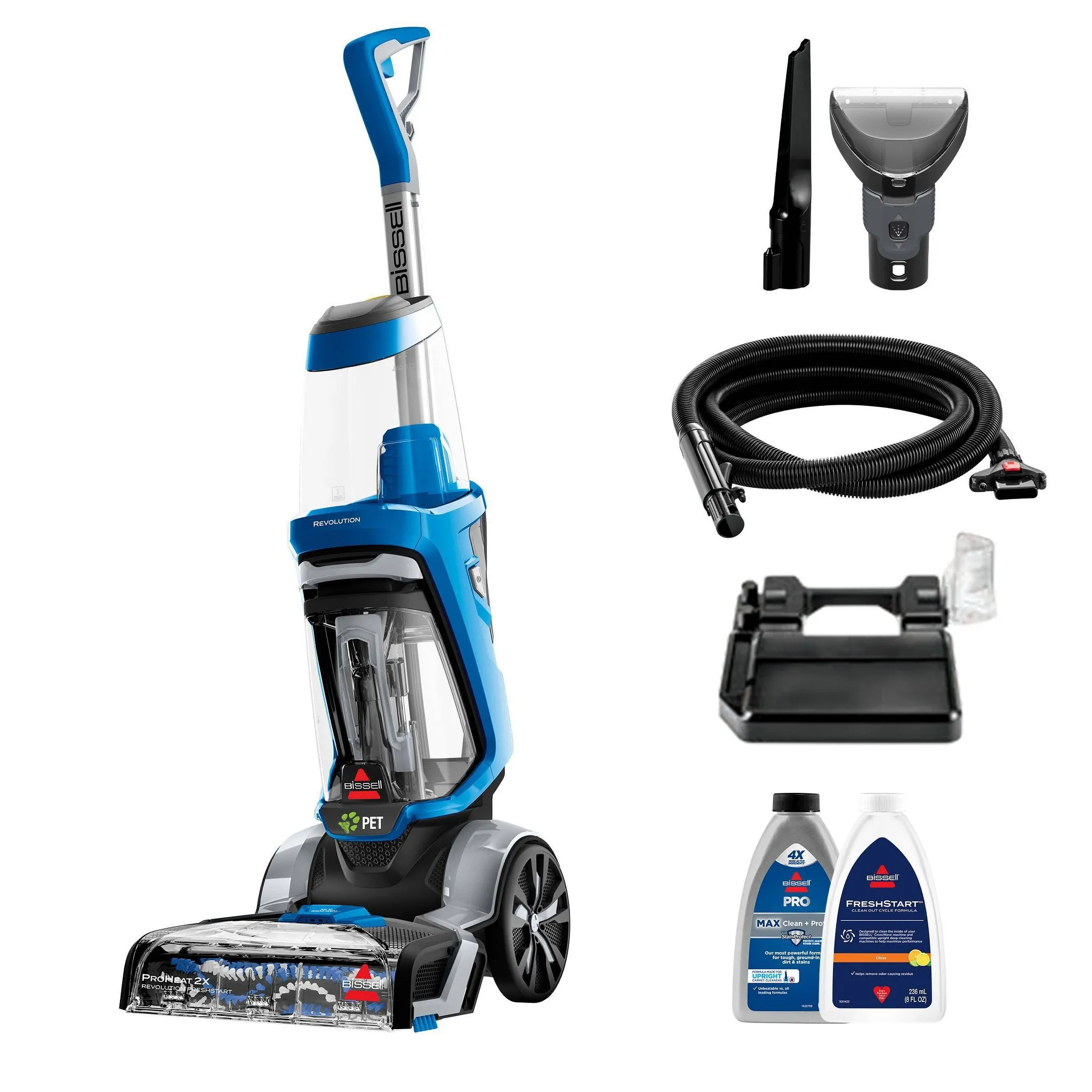 Pet Hair Pick-Up Carpet Cleaner - Gray