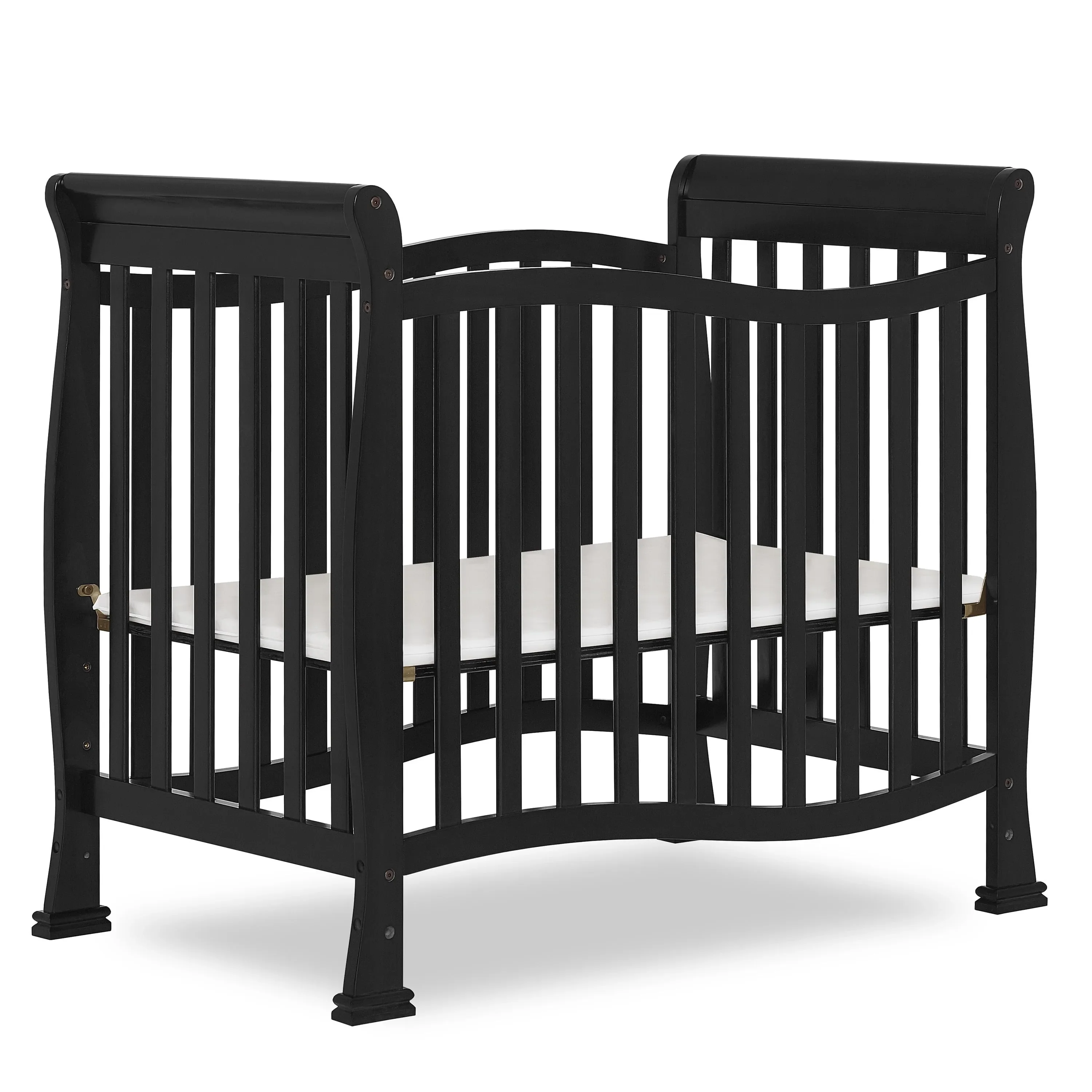Piper 4-in-1 Convertible Mini Crib - Black