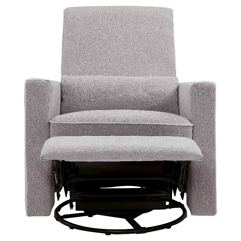 Piper Recliner - Gray with Cream Piping - Image 7