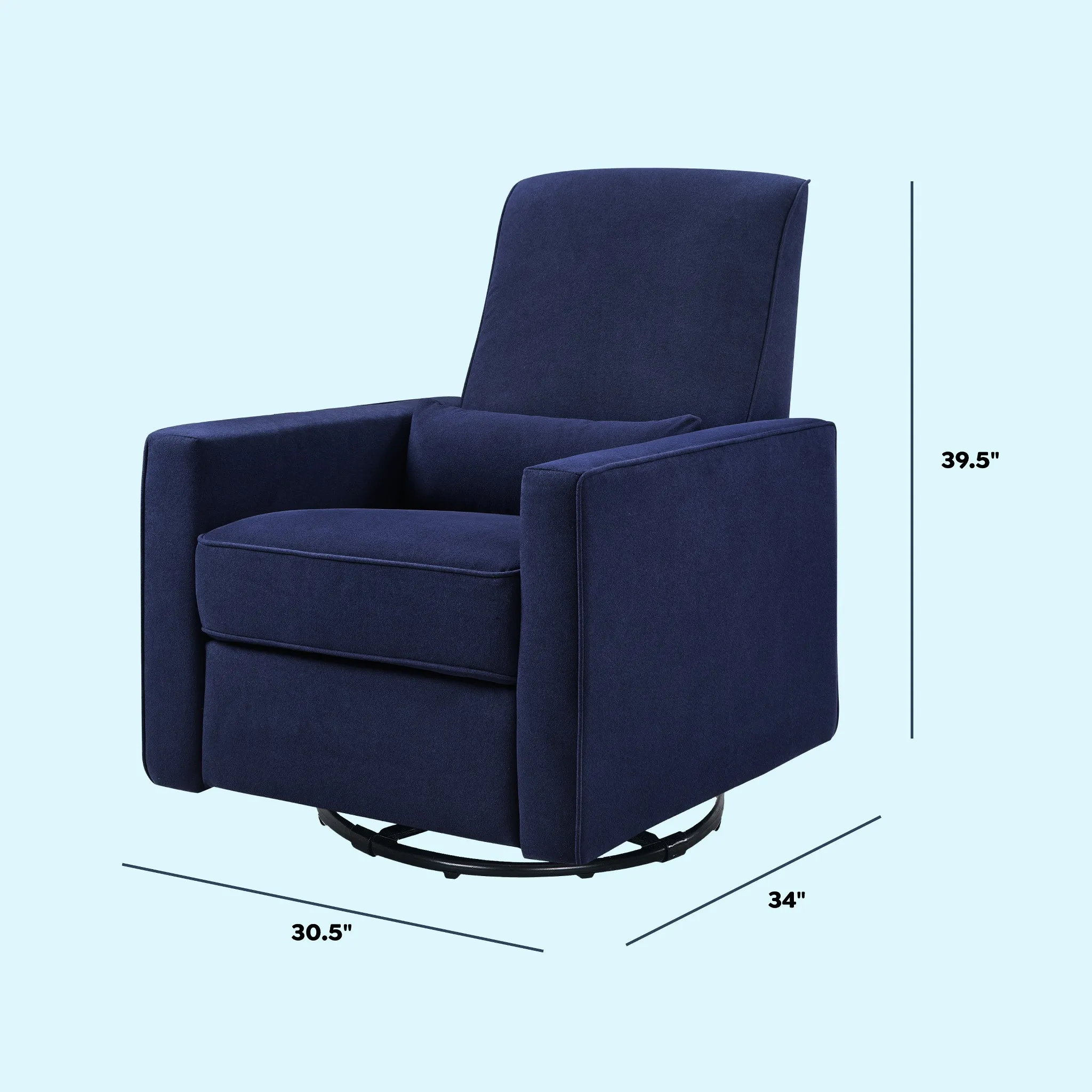 Piper Recliner - Navy - Image 3