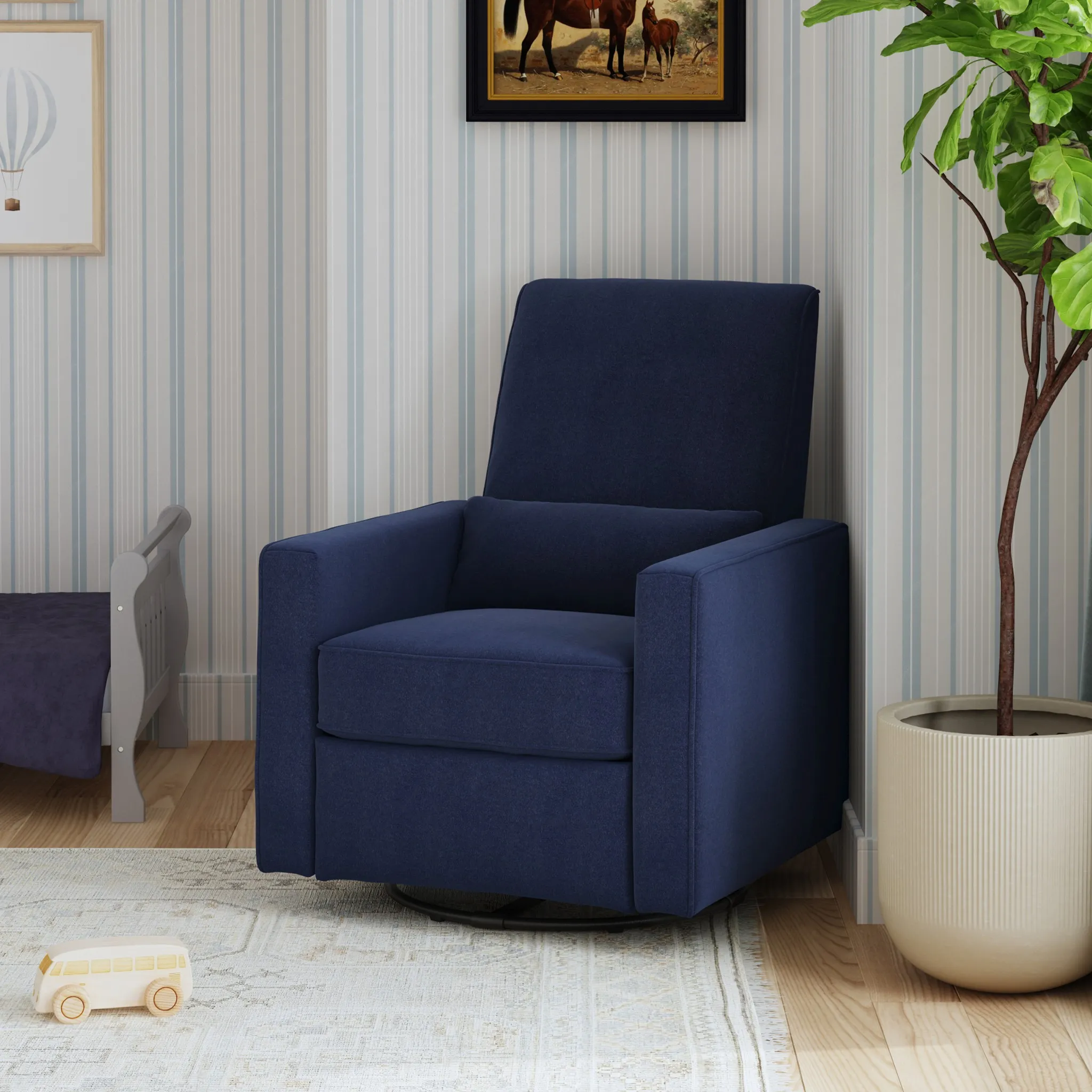 Piper Recliner - Navy - Image 4