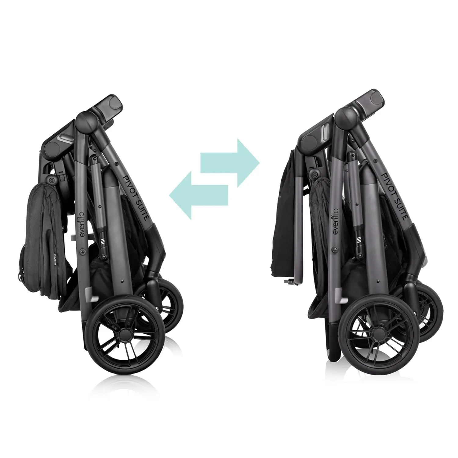 Pivot Suite Modular Travel System with LiteMax Infant Car Seat - Devon Gray - Image 5