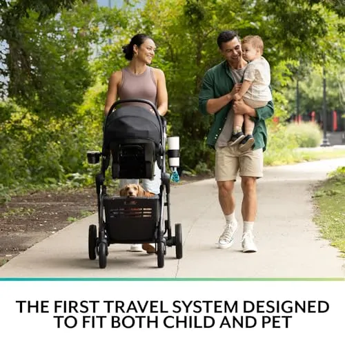 Pivot Troop Companion Double Modular Travel System - Bluestone Gray - Image 8