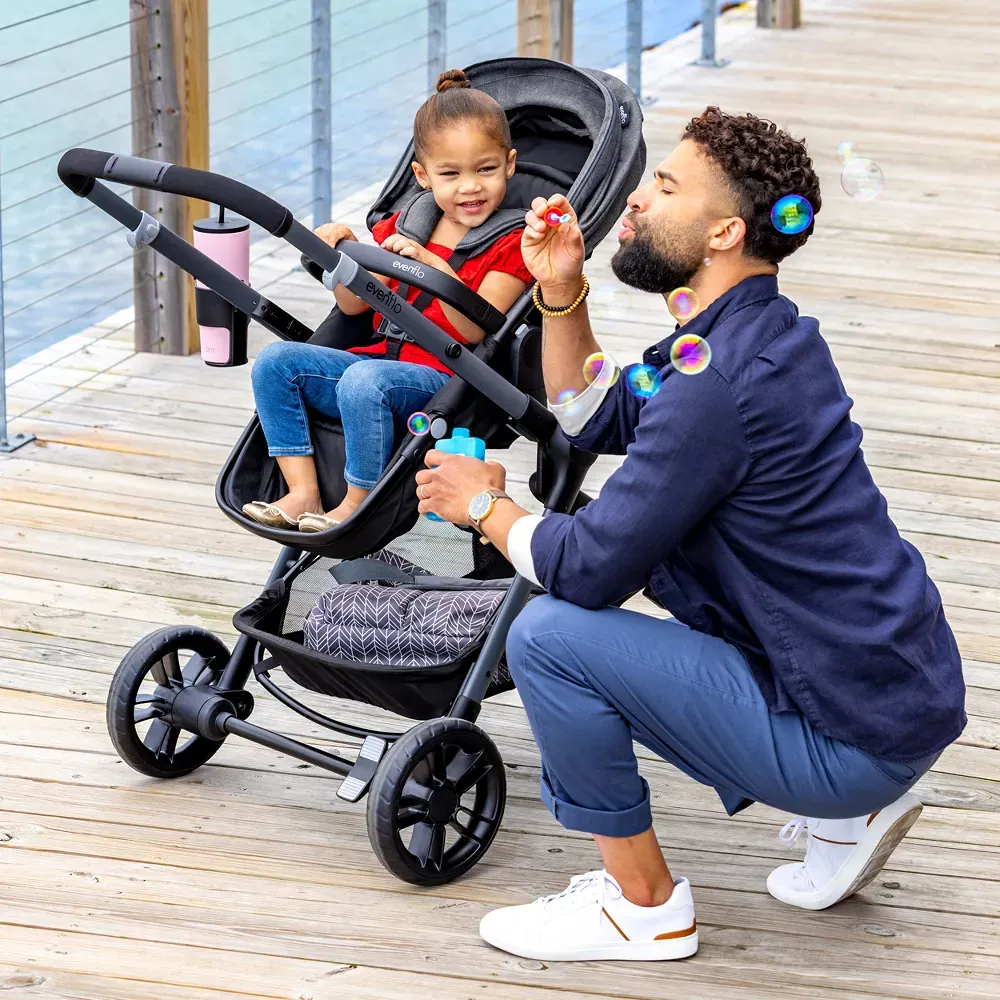 Pivot Xpand Modular Stroller - Ayrshire Black - Image 3