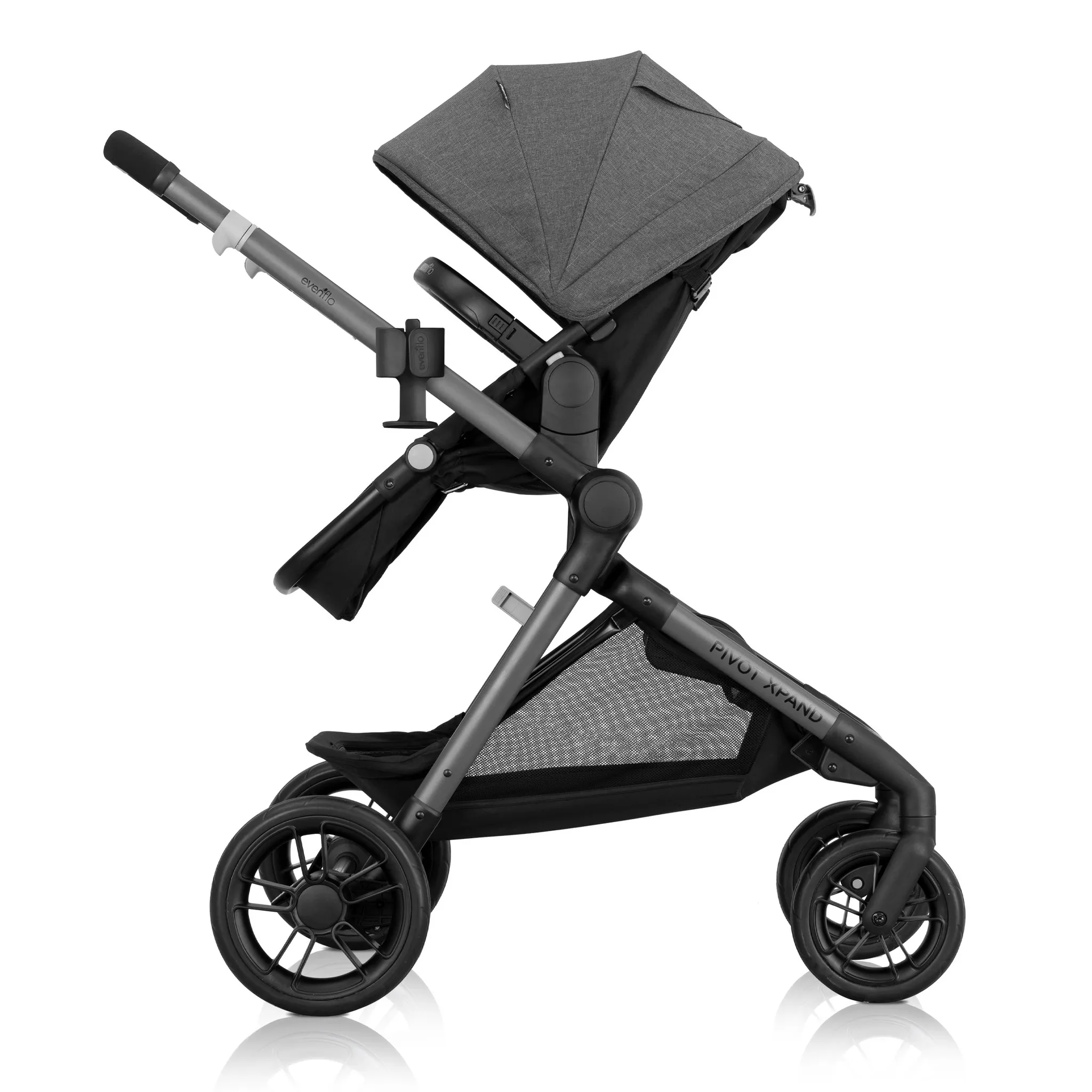 Pivot Xpand Modular Stroller - Sabino Gray - Image 5