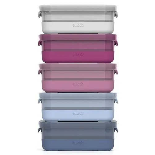 Plastic Meal Prep Set - Elderberry