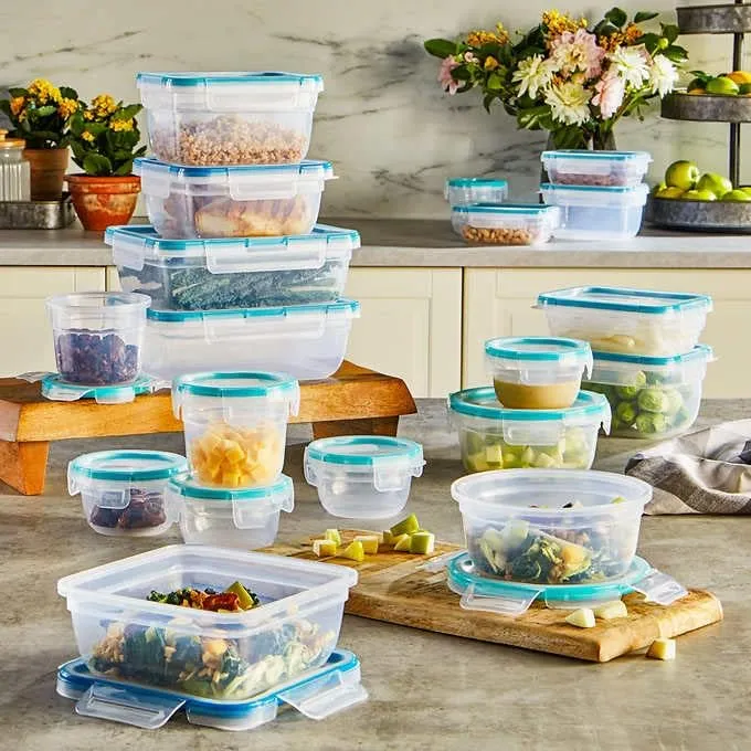 Plastic Storage Container Set - Clear - Image 3