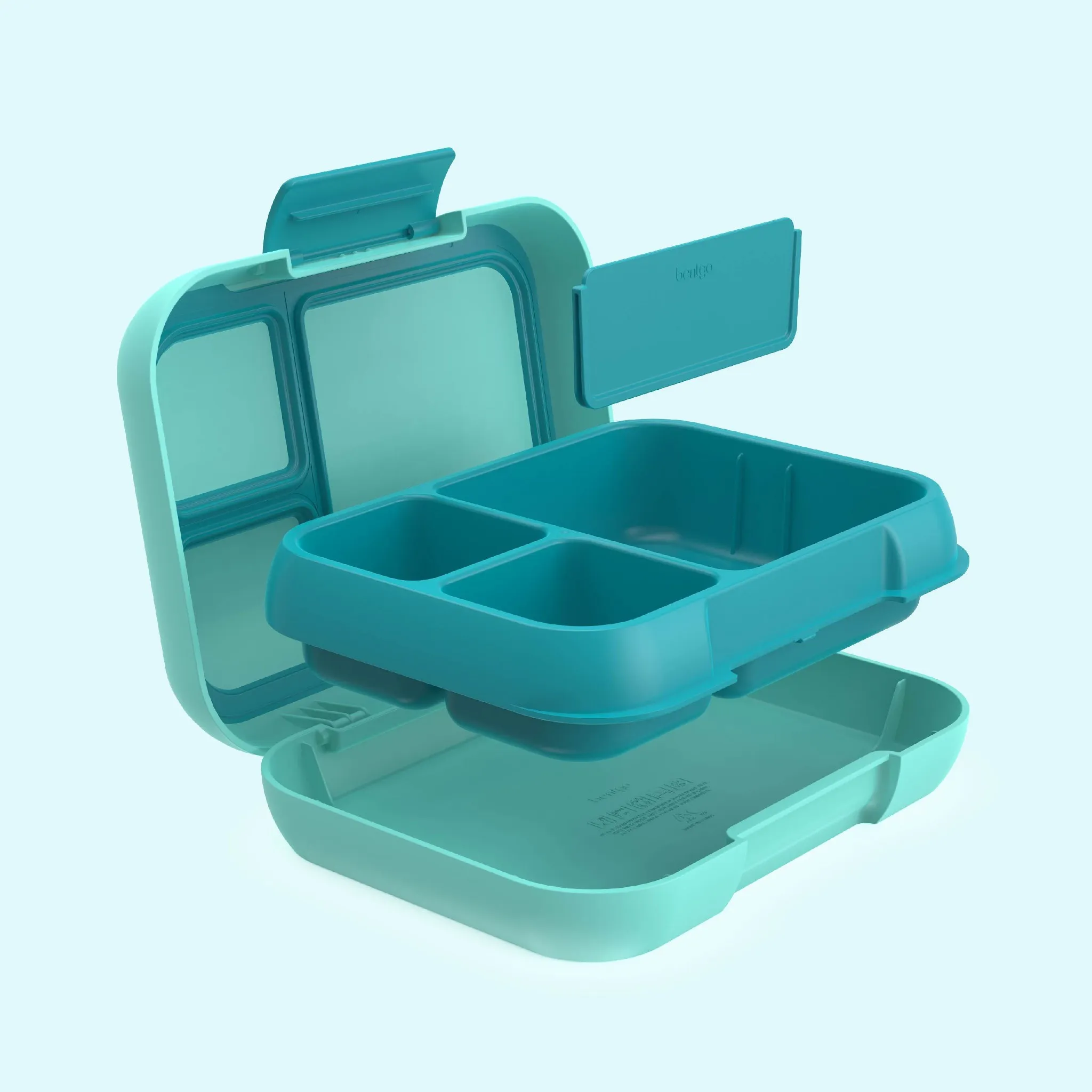 Pop Lunch Bento Box - Aqua/Green - Image 4
