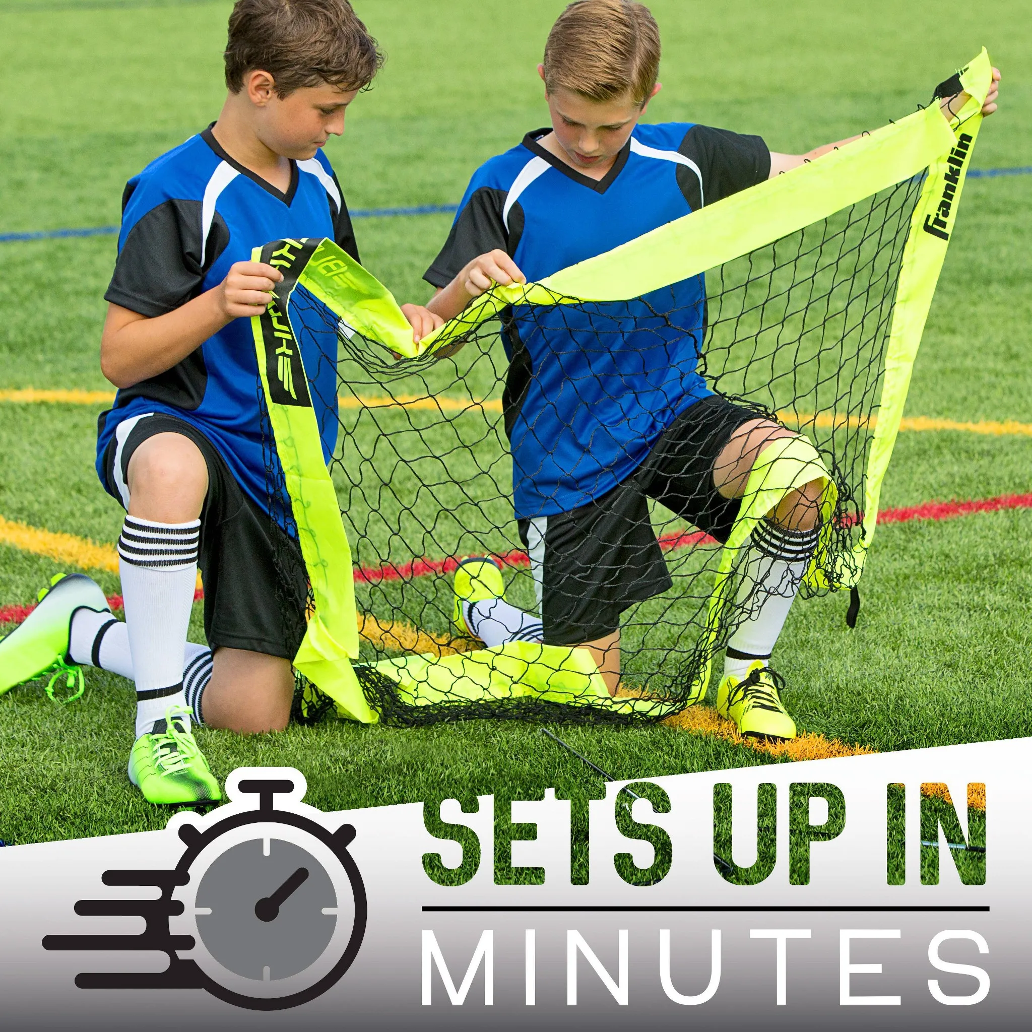 Pop-Up Soccer Goal - 6'6"x3'3" - Image 4