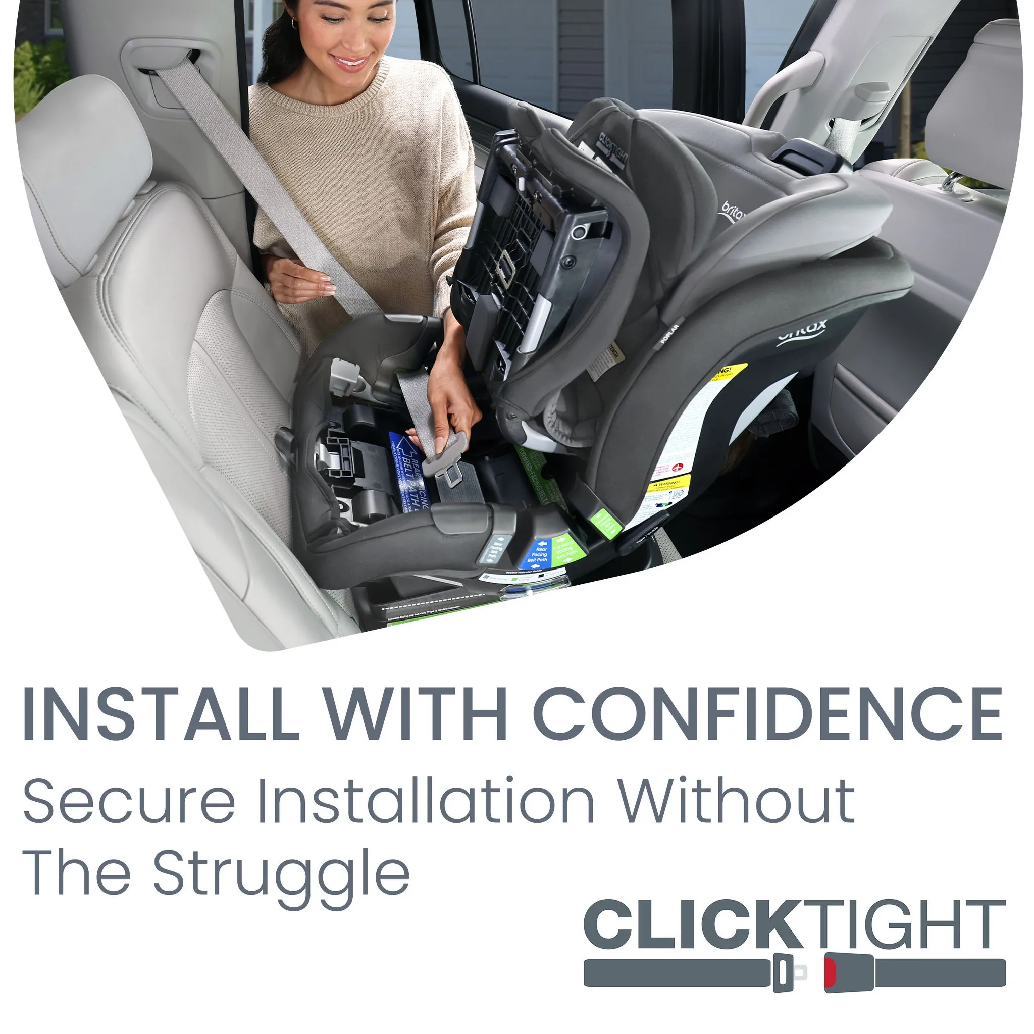 Poplar Convertible Car Seat - Glacier Graphite - Image 4