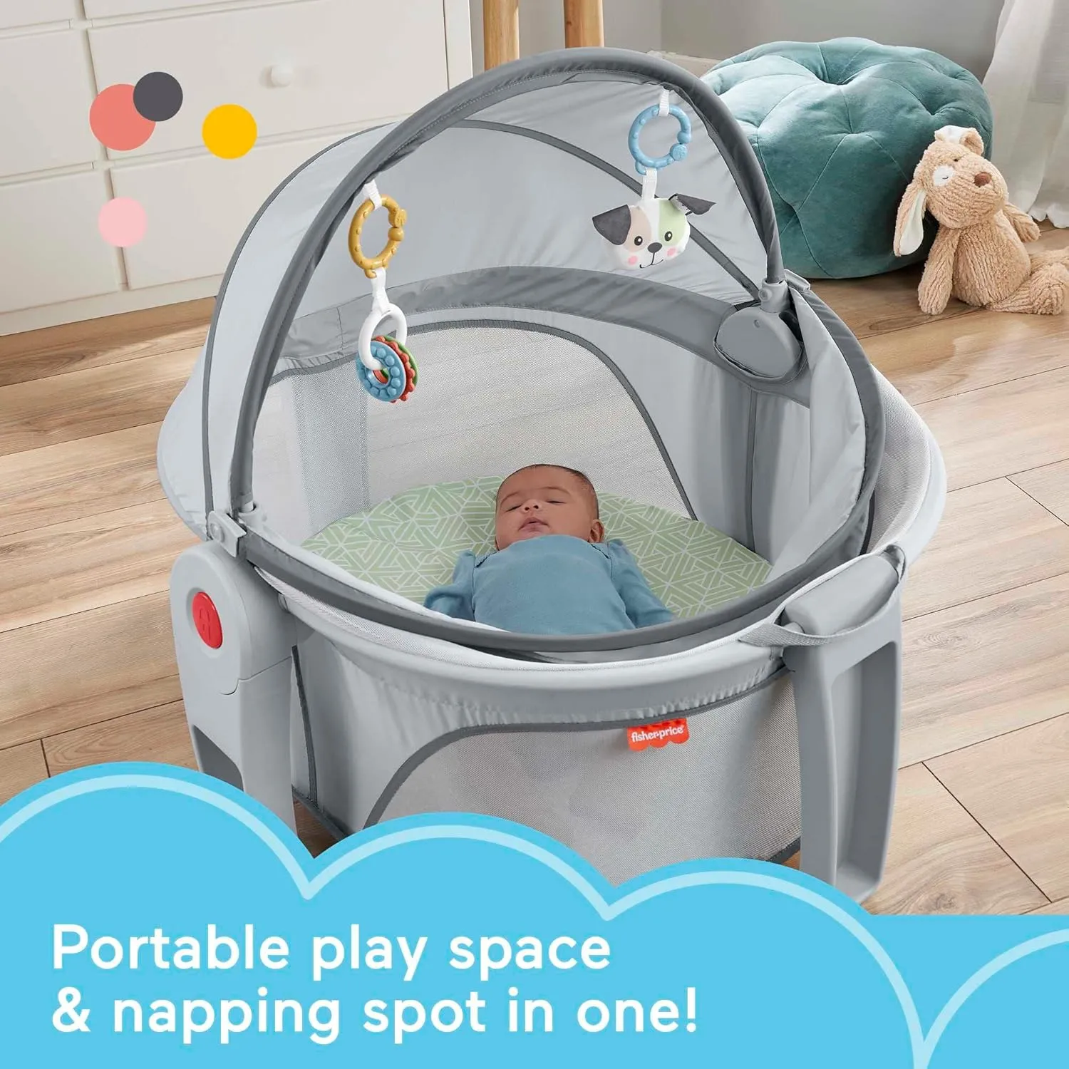 Portable Baby Dome - Grey - Image 2