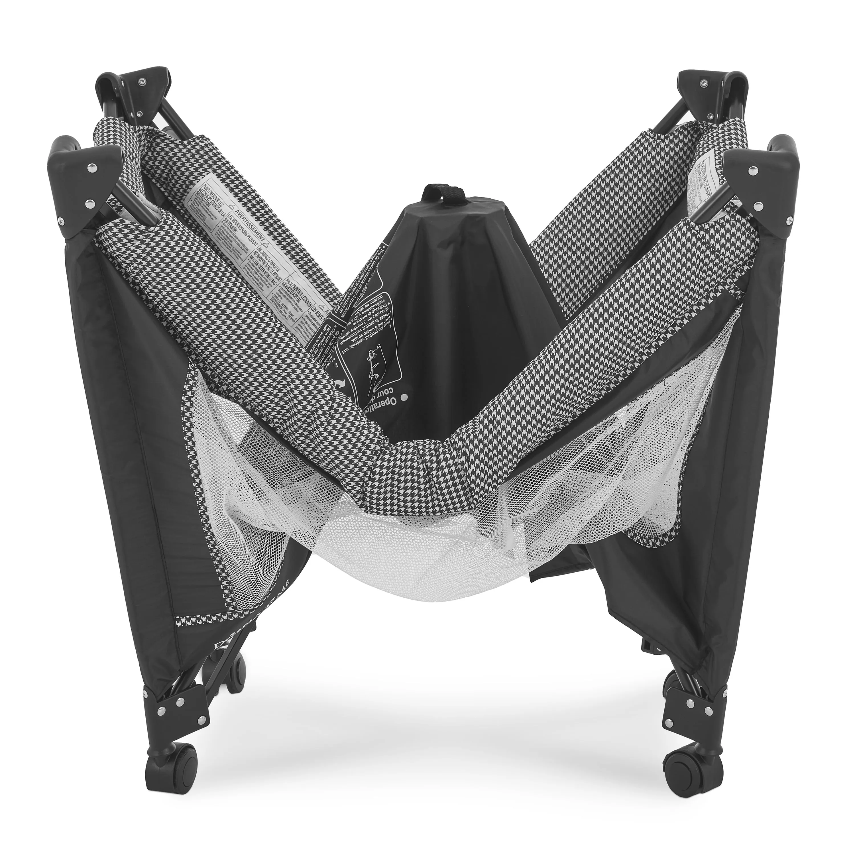 Portable Baby Playard - Black & White - Image 13