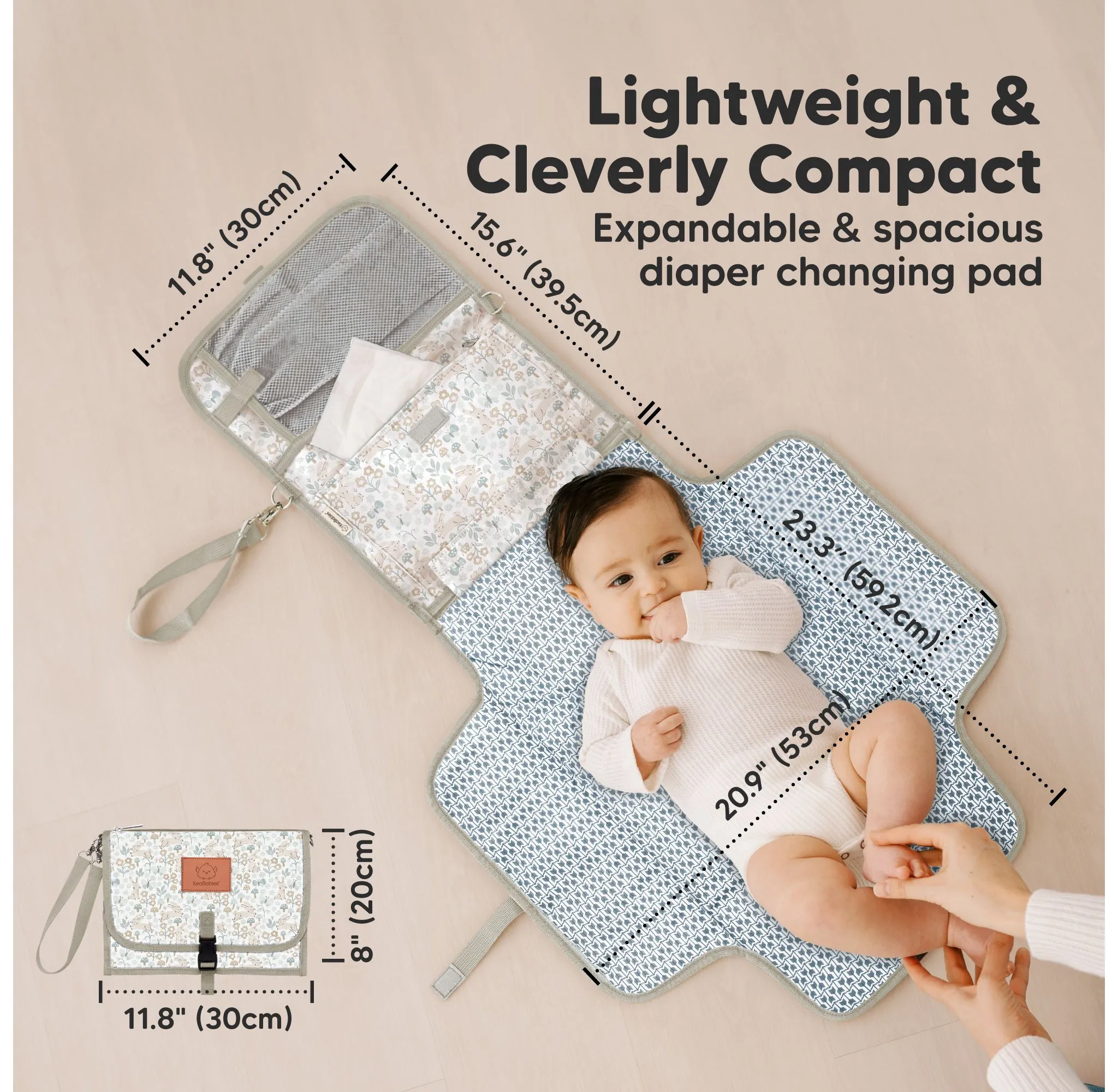 Portable Diaper Changing Pad - Prairie - Image 3