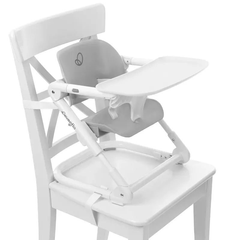 Portable Folding Booster High Chair - White - Image 4
