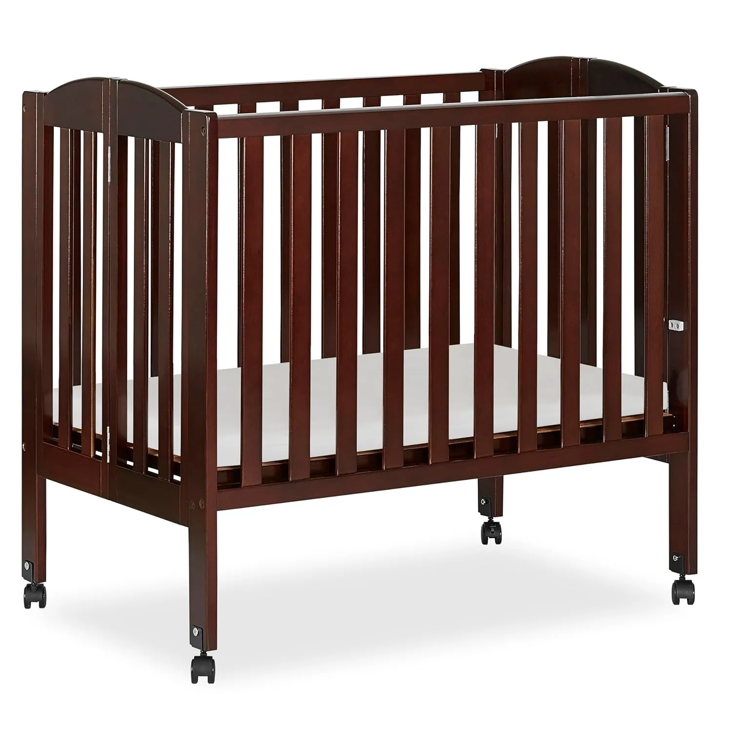 Portable Folding Crib - Brown