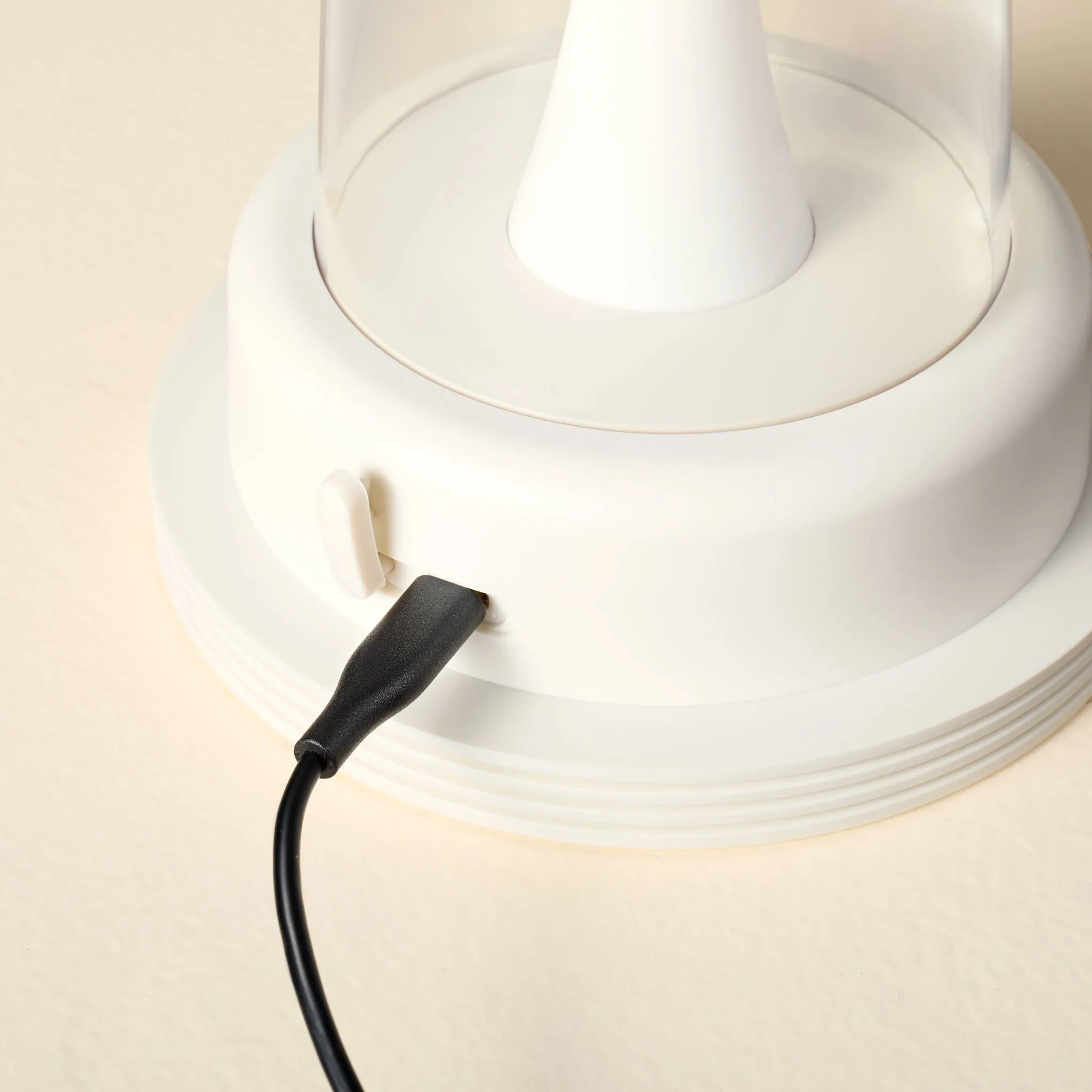 Portable LED Table Lantern - Cream - Image 4