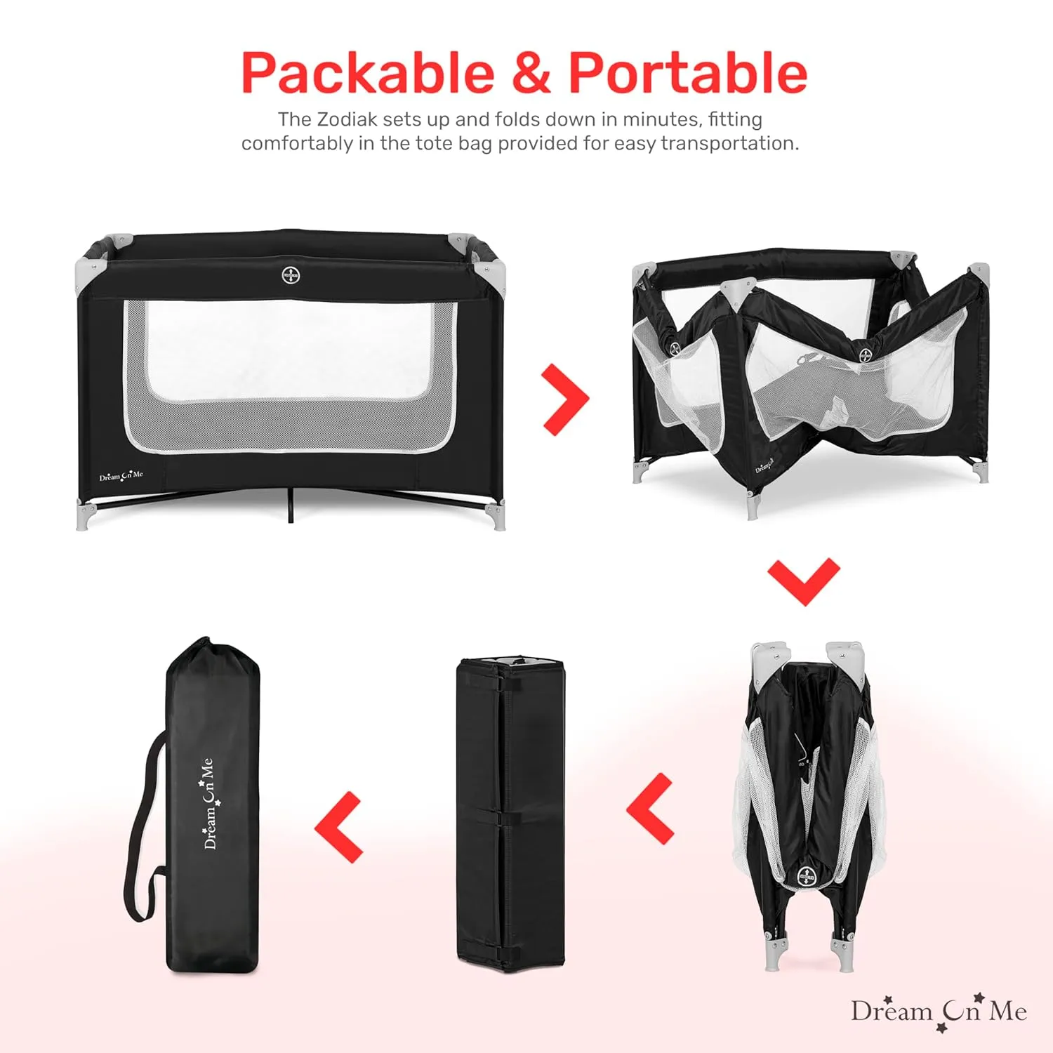 Portable Playard - Black - Image 12