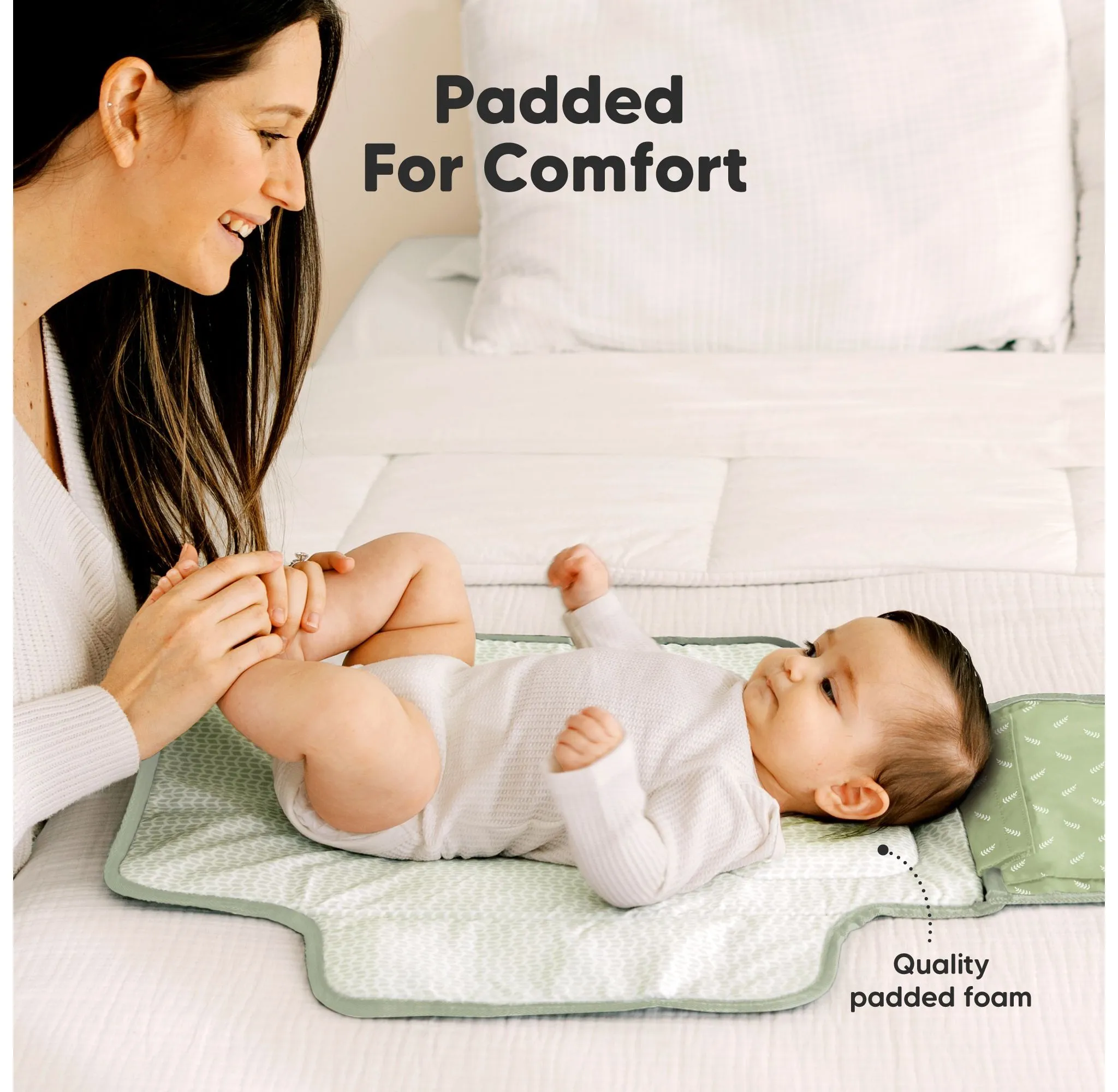 Portable Waterproof Diaper Changing Pad - Acacia - Image 4