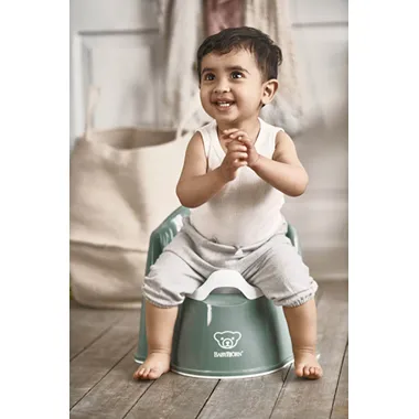 Potty Chair, Green/White - Image 2