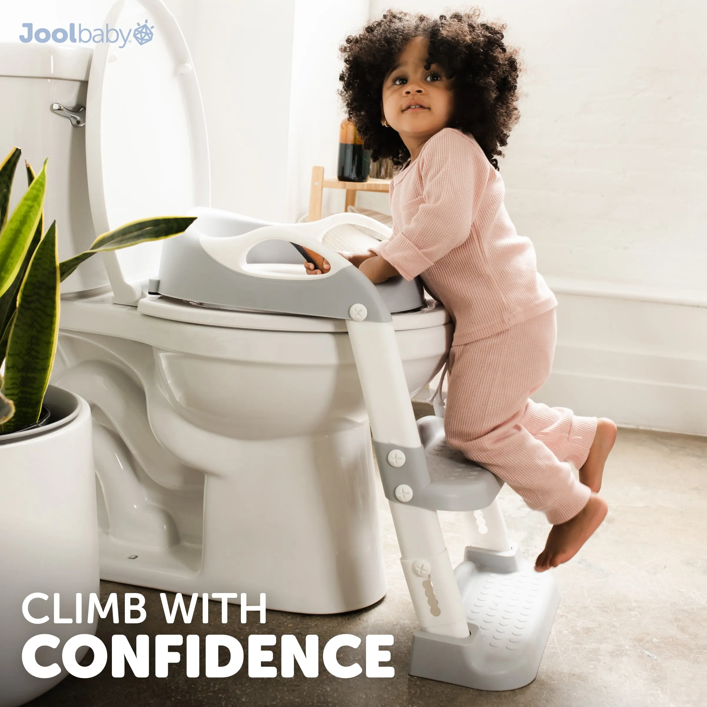 Potty Training Seat with 2 Step Ladder - Gray - Image 5