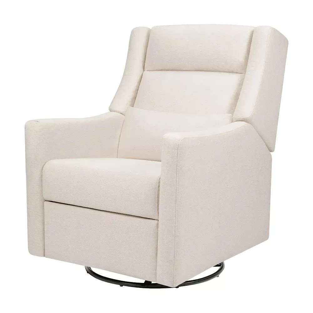 Kiwi Plus Power Recliner and Swivel Glider with Power Adjustable Headrest and USB Port - Performance Cream Eco-Weave