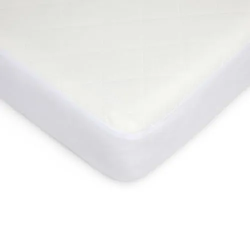 Premium Foam Crib Mattress + Mattress Protector Bundle - White - Image 6