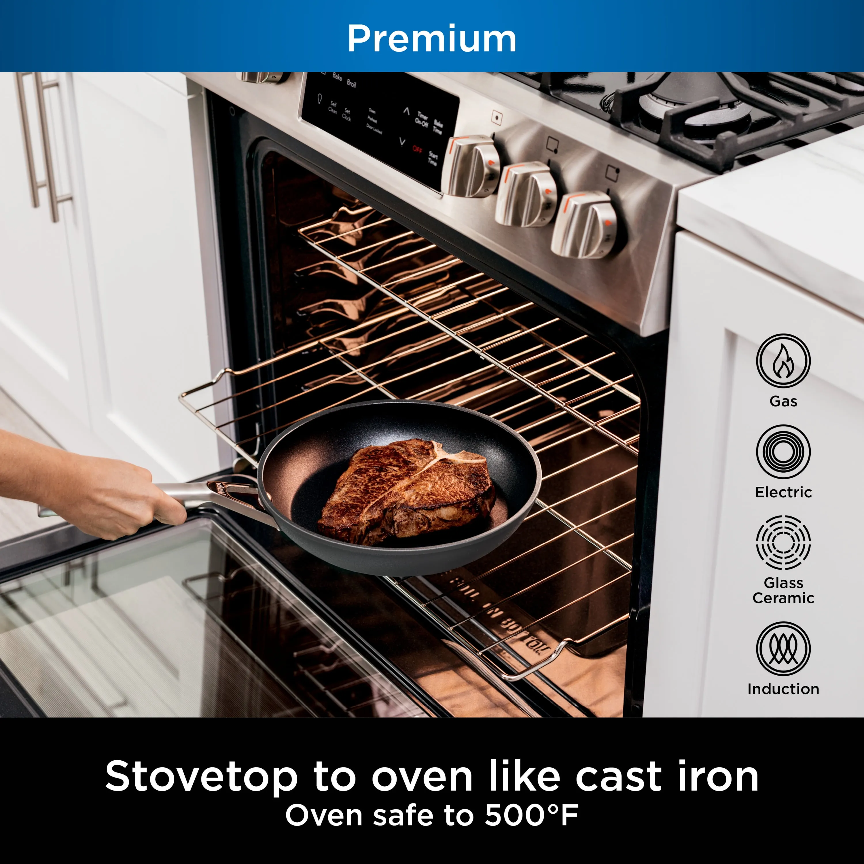 Premium Hard-Anodized 10-Piece Cookware Set - Image 2