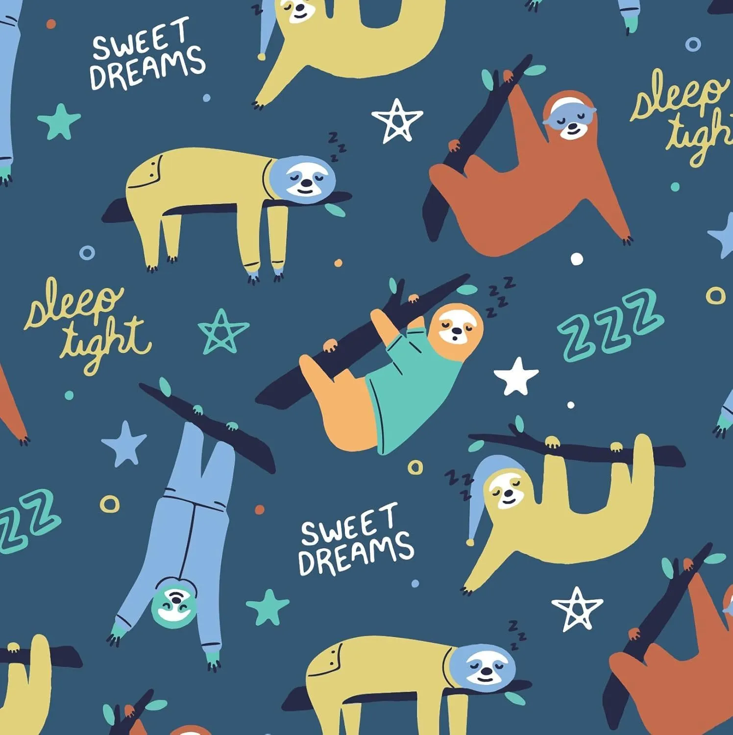 Premium Overnight Baby Diapers - Sleepy Sloths - Image 3