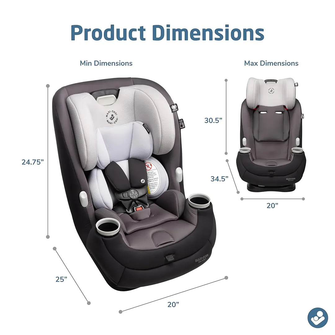 Pria All-in-One Convertible Car Seat - Blackened Pearl - Image 3