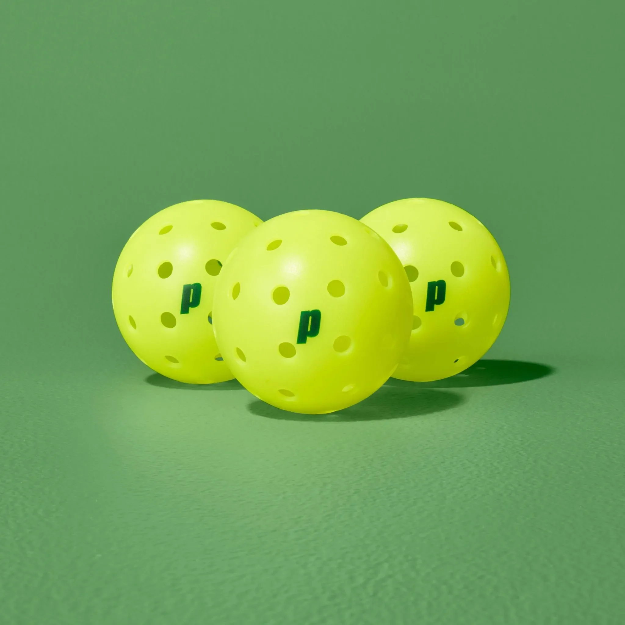 Prince Pickleball Ball Yellow - 3pk - Image 3