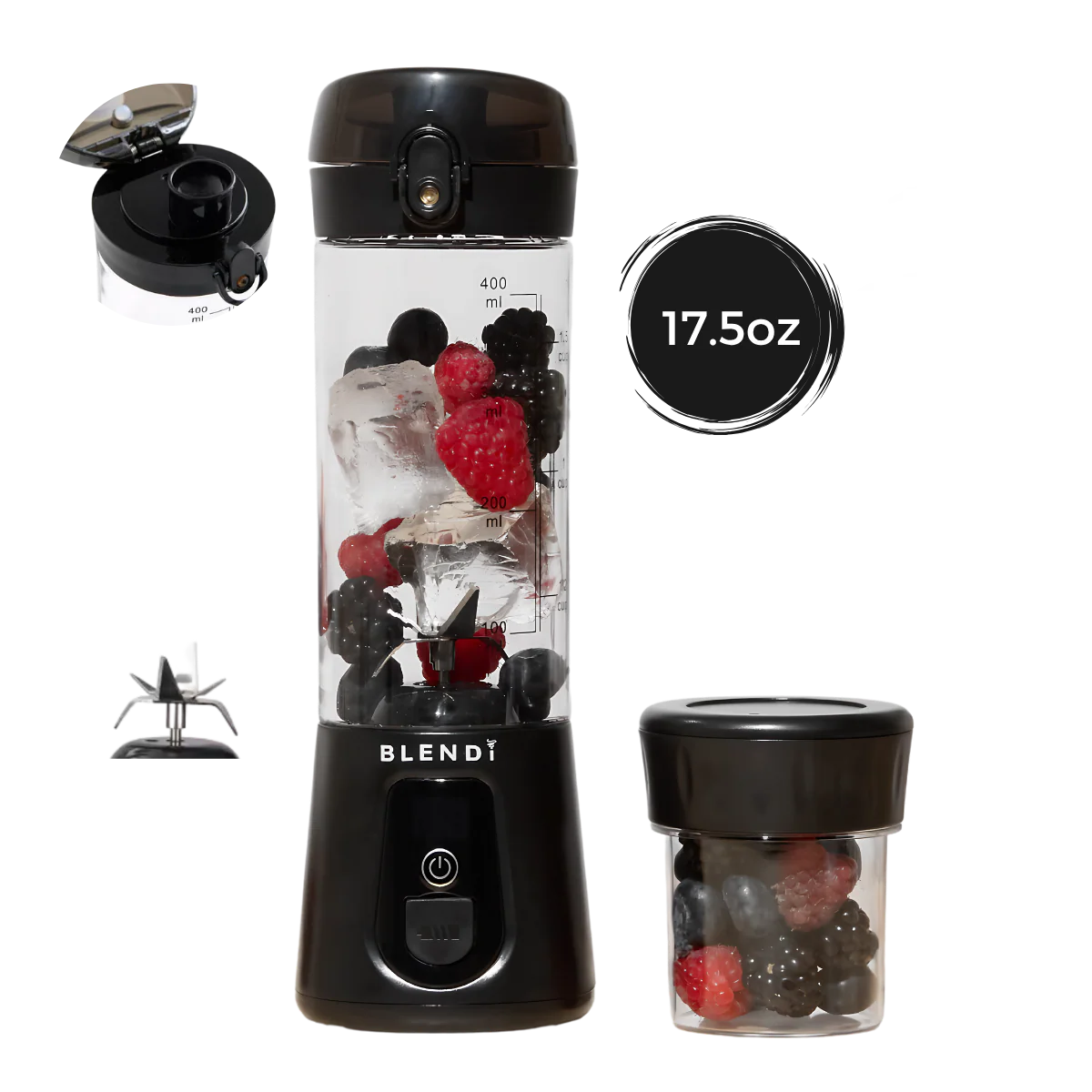 Pro+ Ice Crushing Portable Blender (17oz)