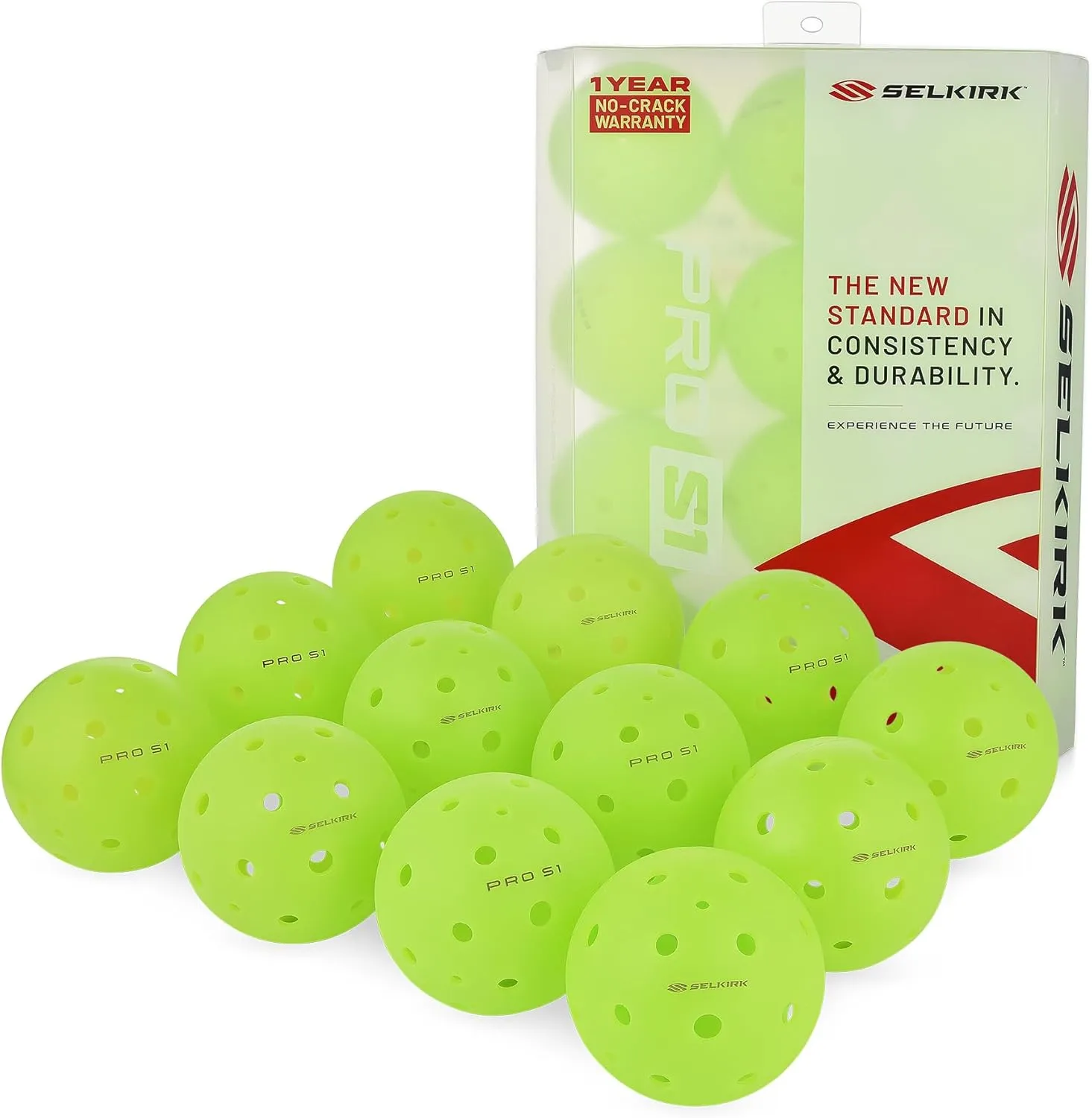 Pro S1 Pickleball Balls - 12 Pack