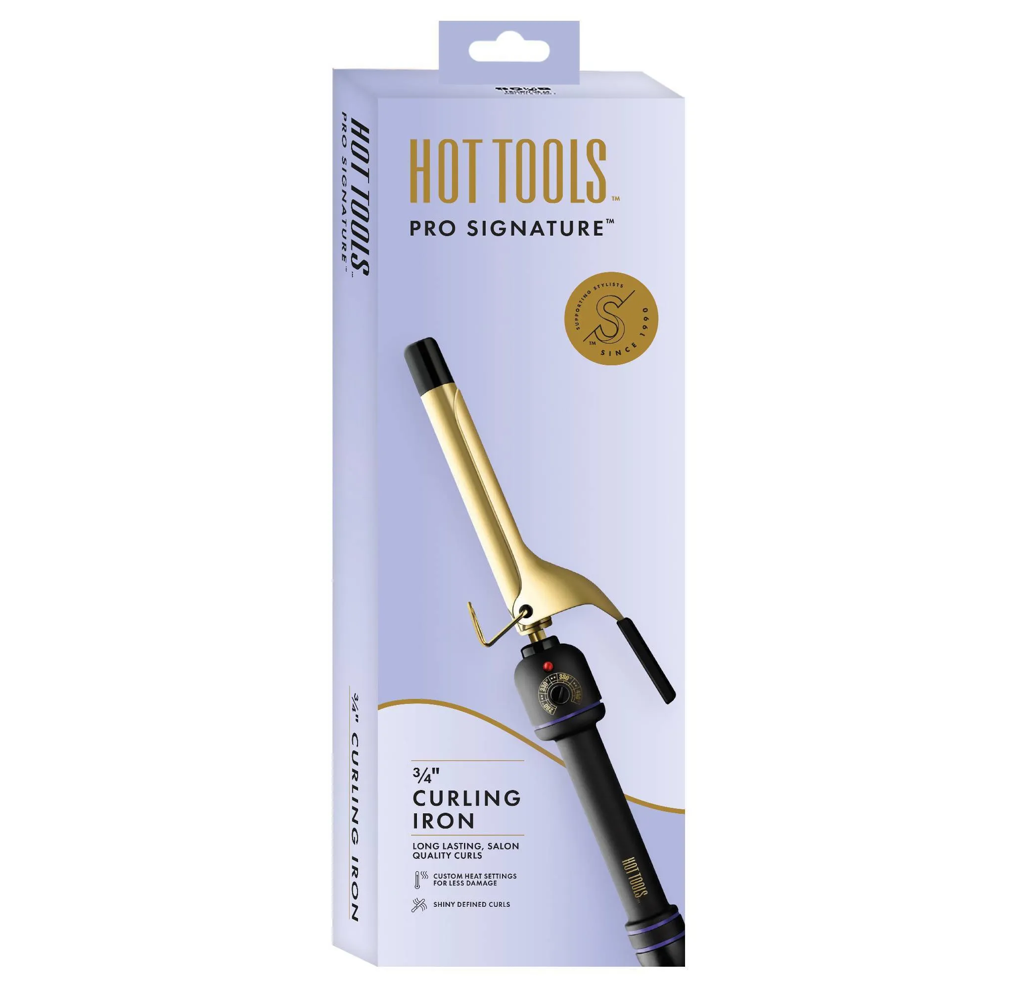 Pro Signature Gold Curling Iron - 0.75" - Image 5