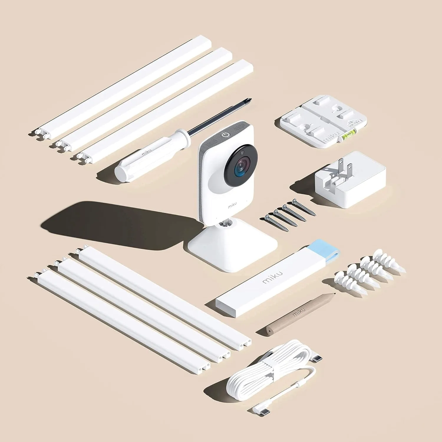 Pro Smart Baby Monitor with Wallmount - White - Image 4