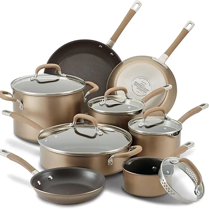Professional 13-piece Hard Anodized Cookware Set