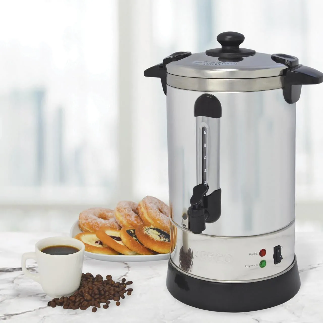 Professional Coffee Urn - Stainless Steel - Image 6