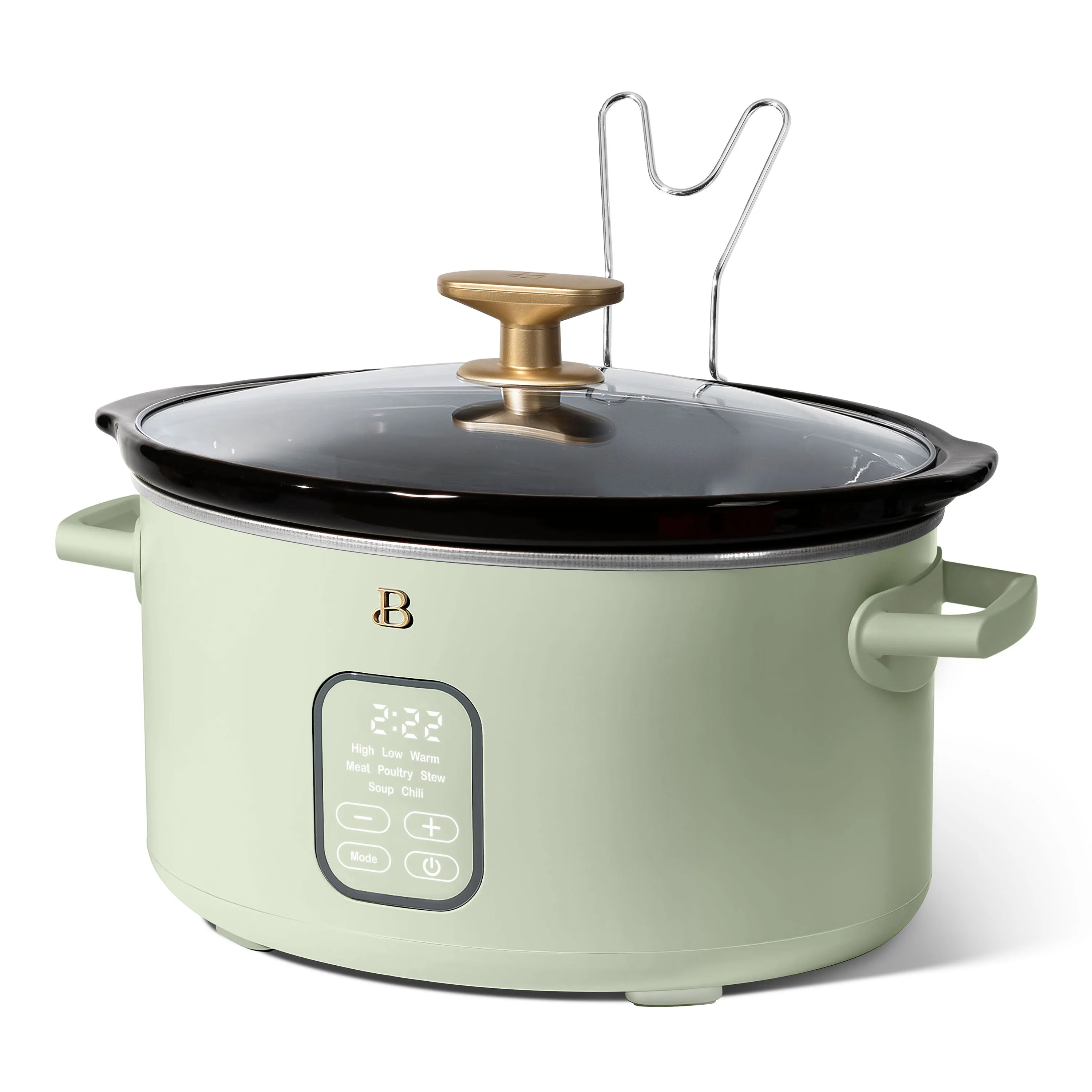 Programmable Slow Cooker - 6 Qt - Sage Green - Image 3