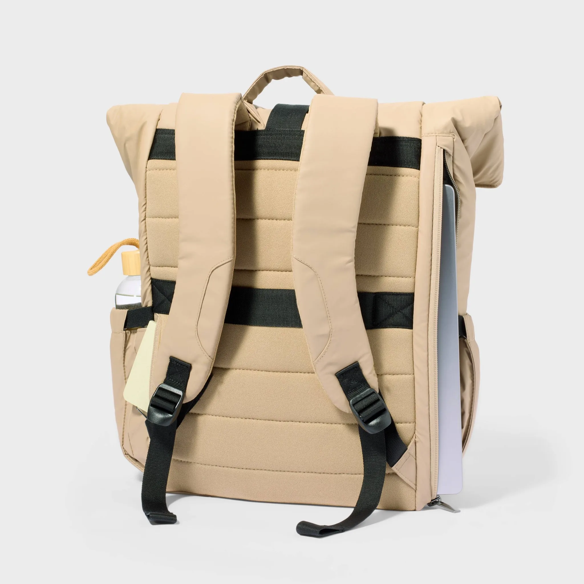 Puffer Backpack - Tan - Image 4
