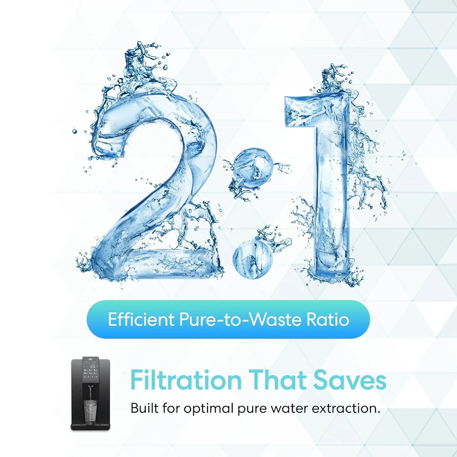 Q20 Touchscreen Countertop Water Dispenser - Refillable 6L Tank - Image 7
