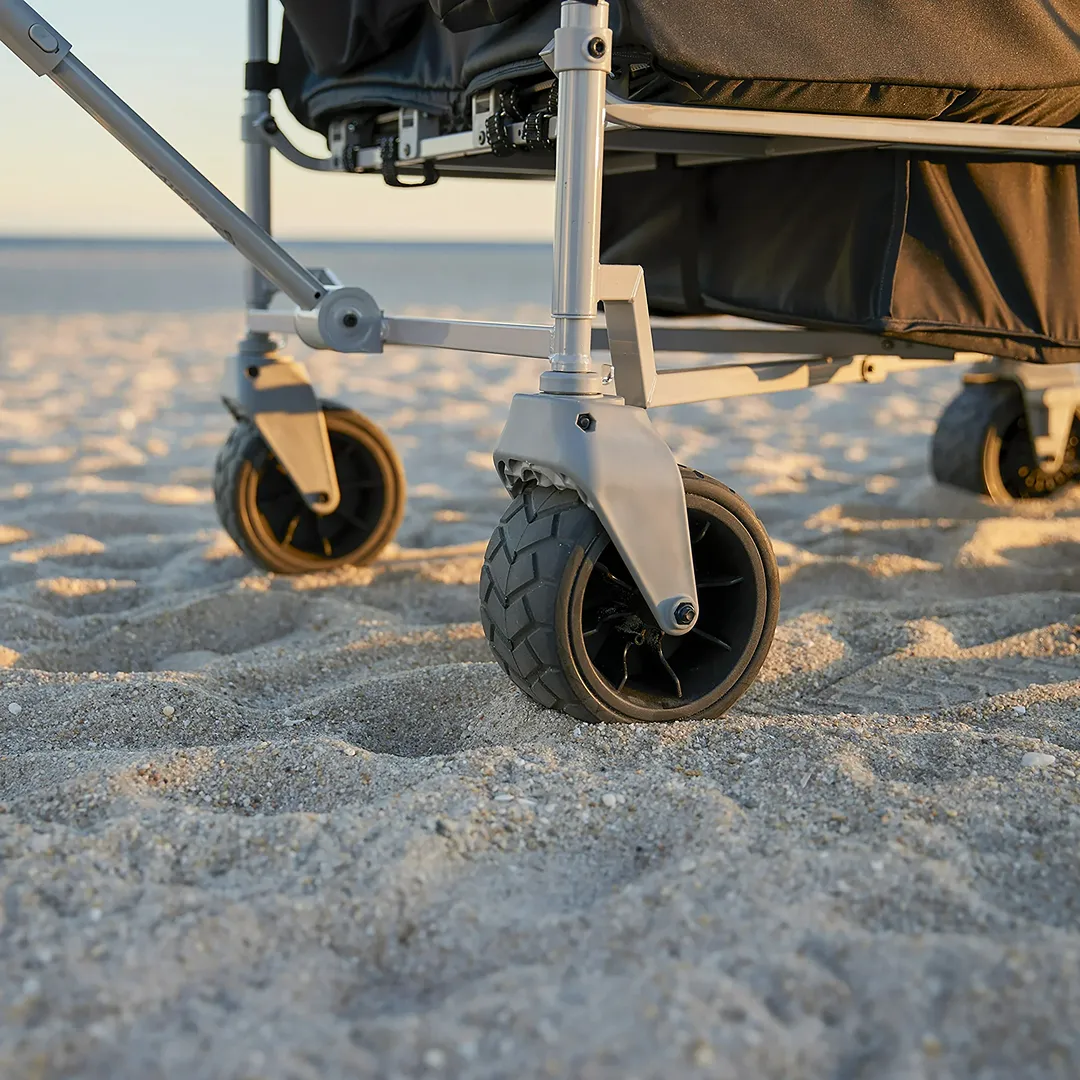 Quad Wagon Stroller - Olive - Image 2