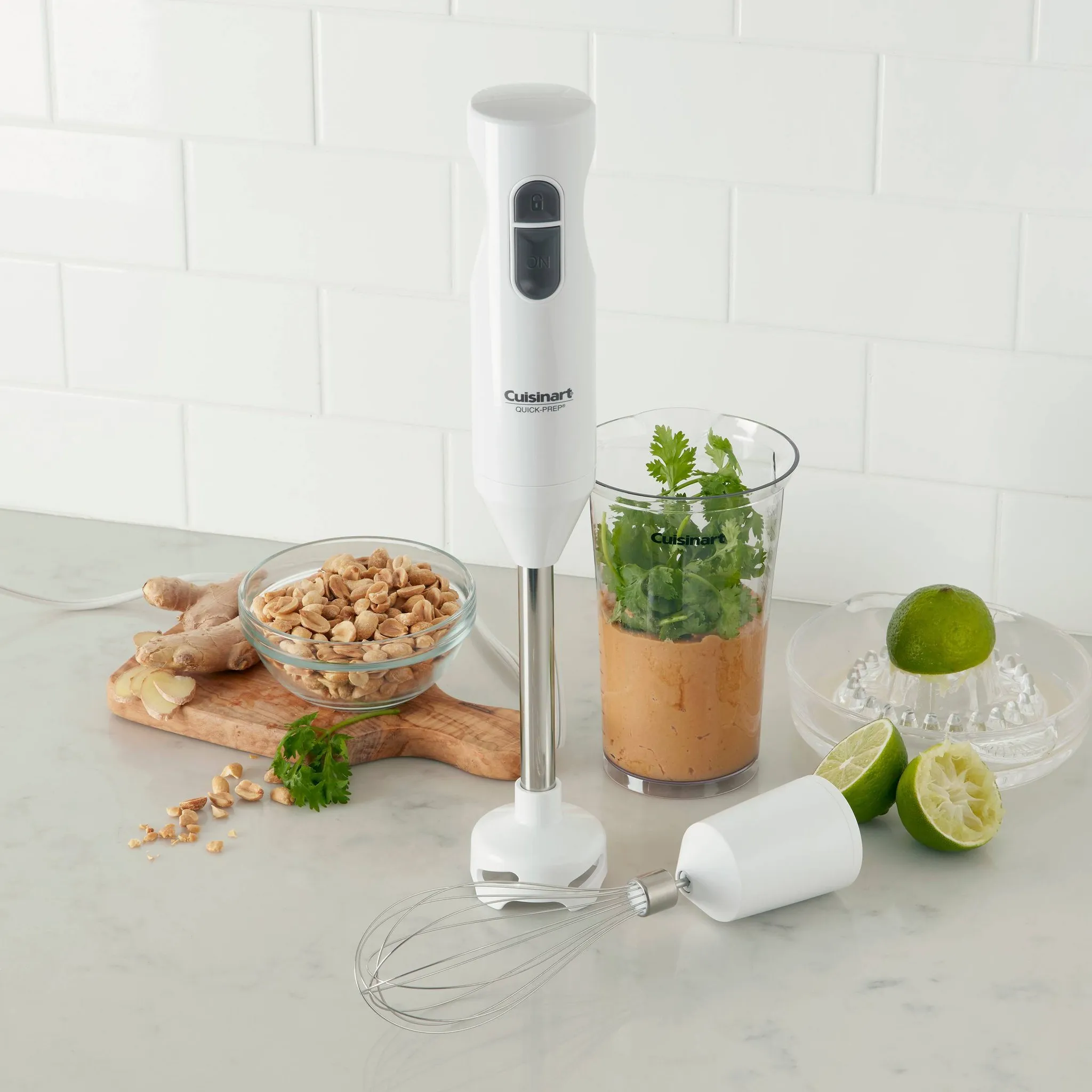 Quick-Prep Single-Speed Hand Mixer & Immersion Blender - Image 4