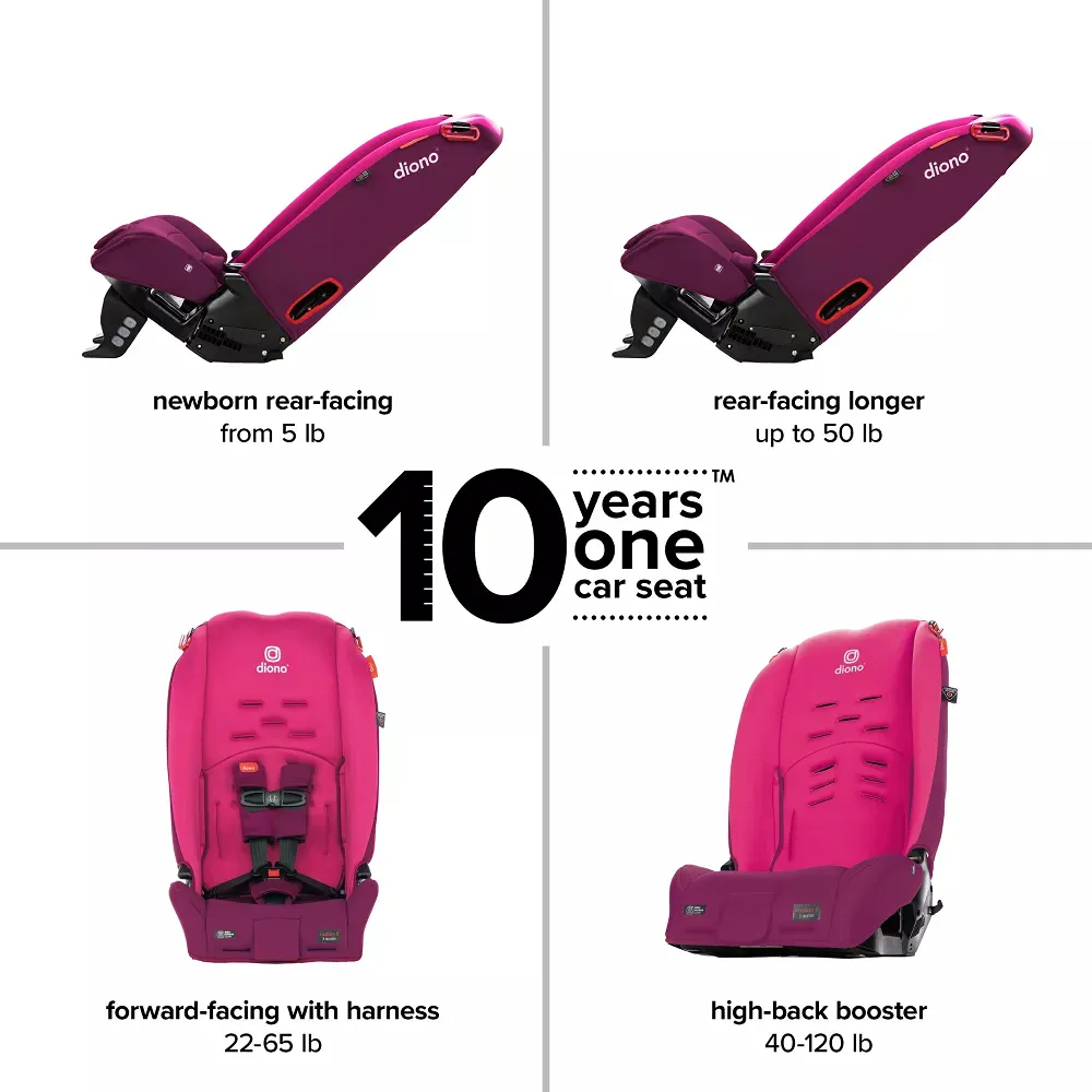 Radian 3R All-in-One Convertible Car Seat - Pink - Image 2