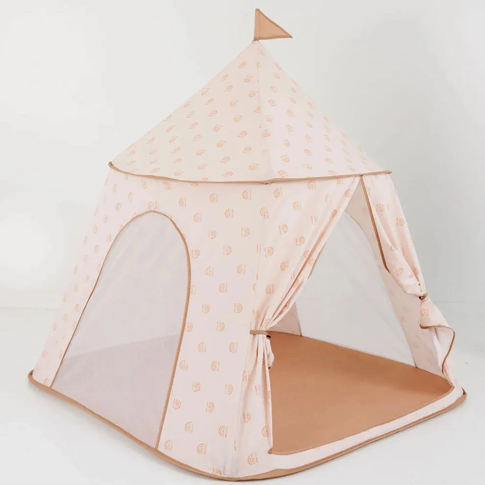 Rainbow Peach Play Tent - Image 2