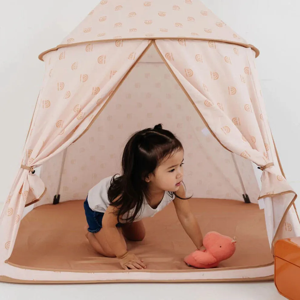 Rainbow Peach Play Tent - Image 3