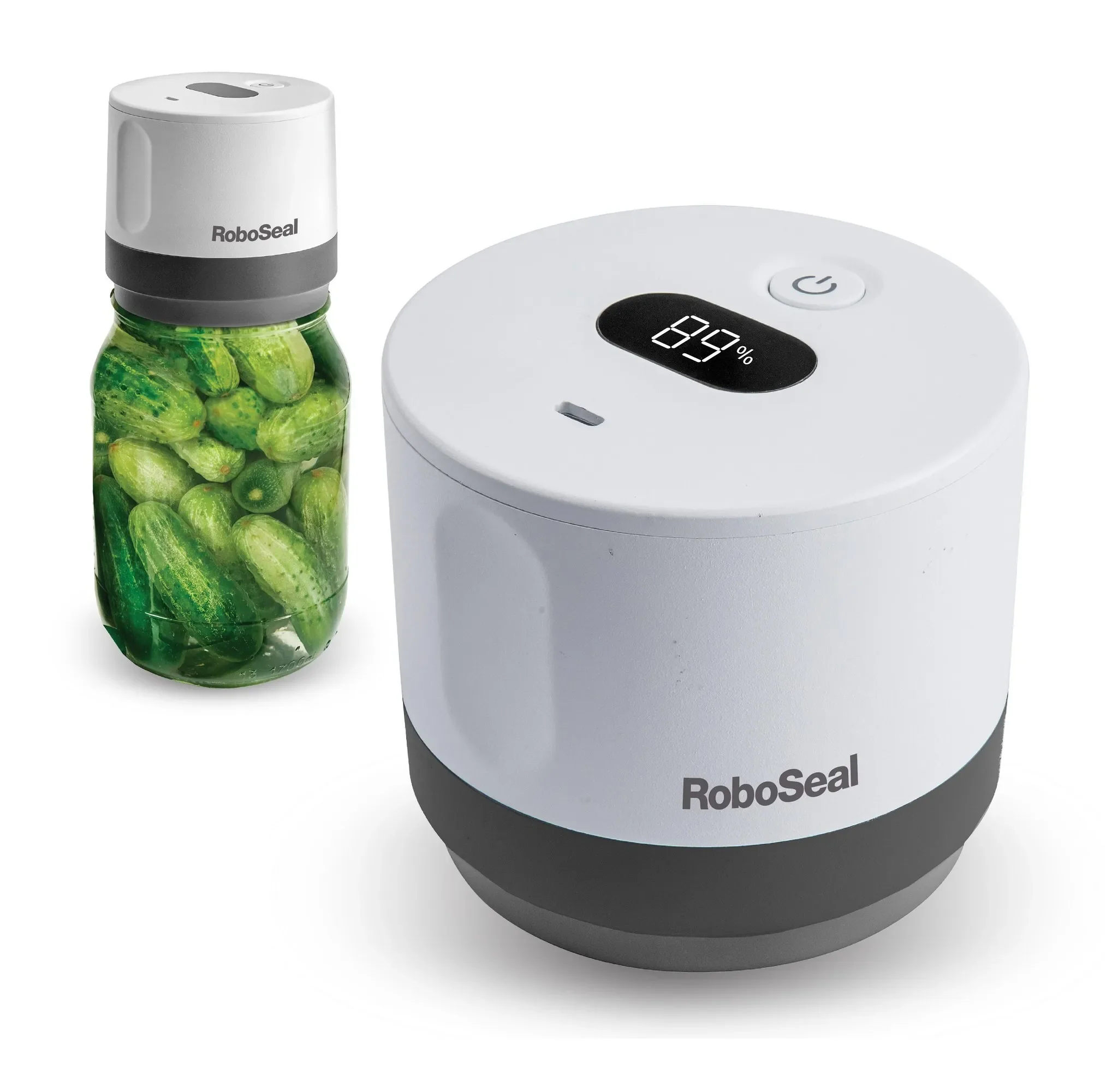 Rechargeable Mason Jar Vacuum Sealer Kit with 10 Lids - Image 2