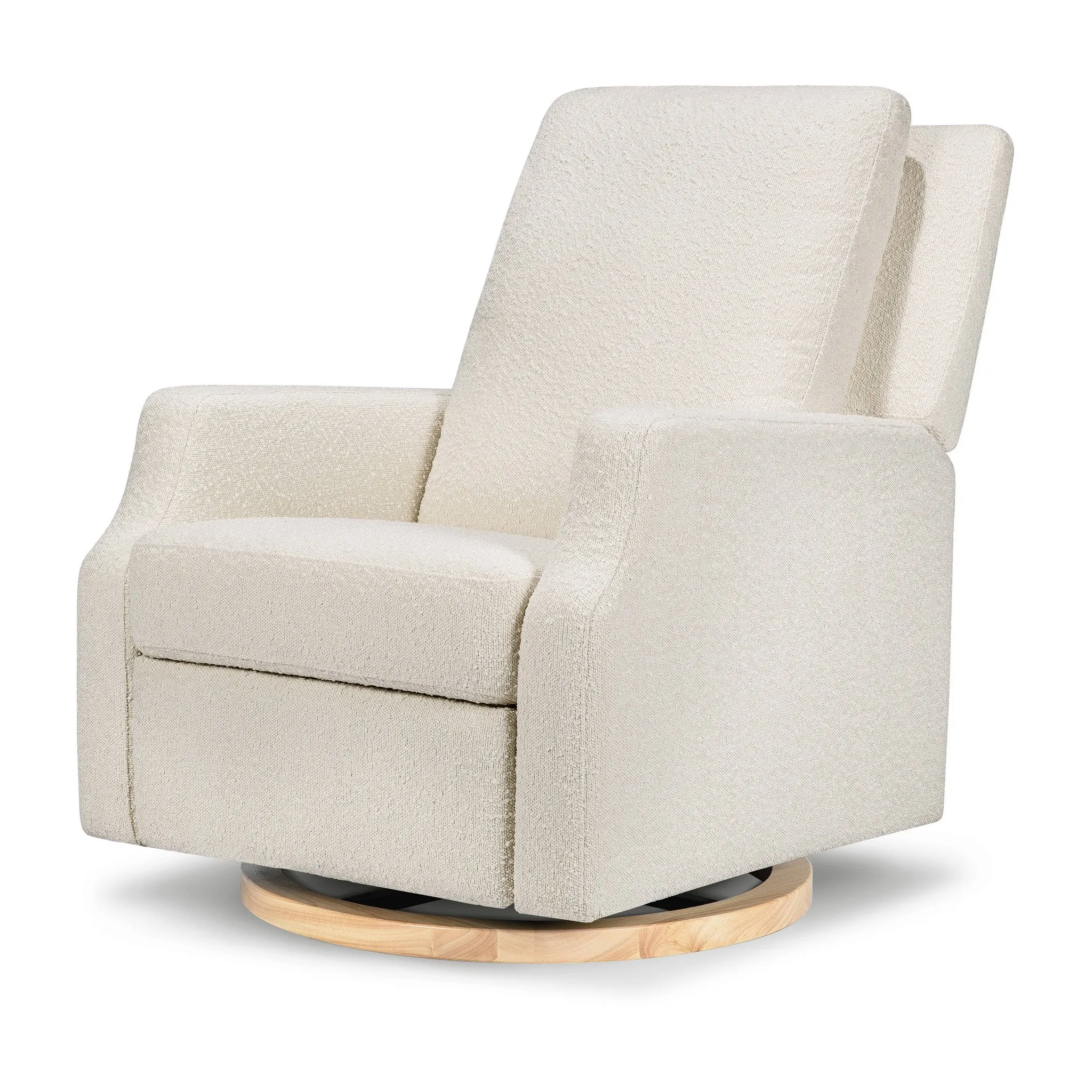 Recliner and Swivel Glider - Ivory Boucle