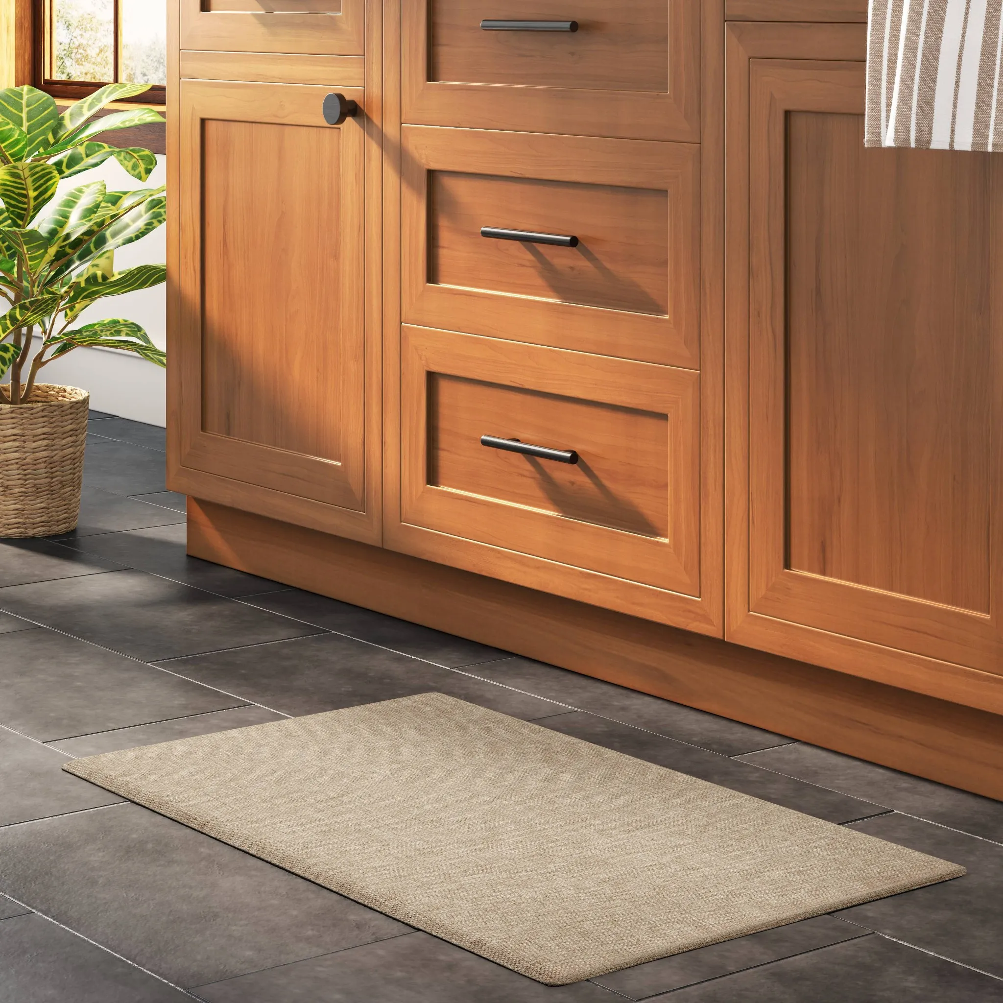 Rectangle Indoor Floor Mat - Brown - Image 2