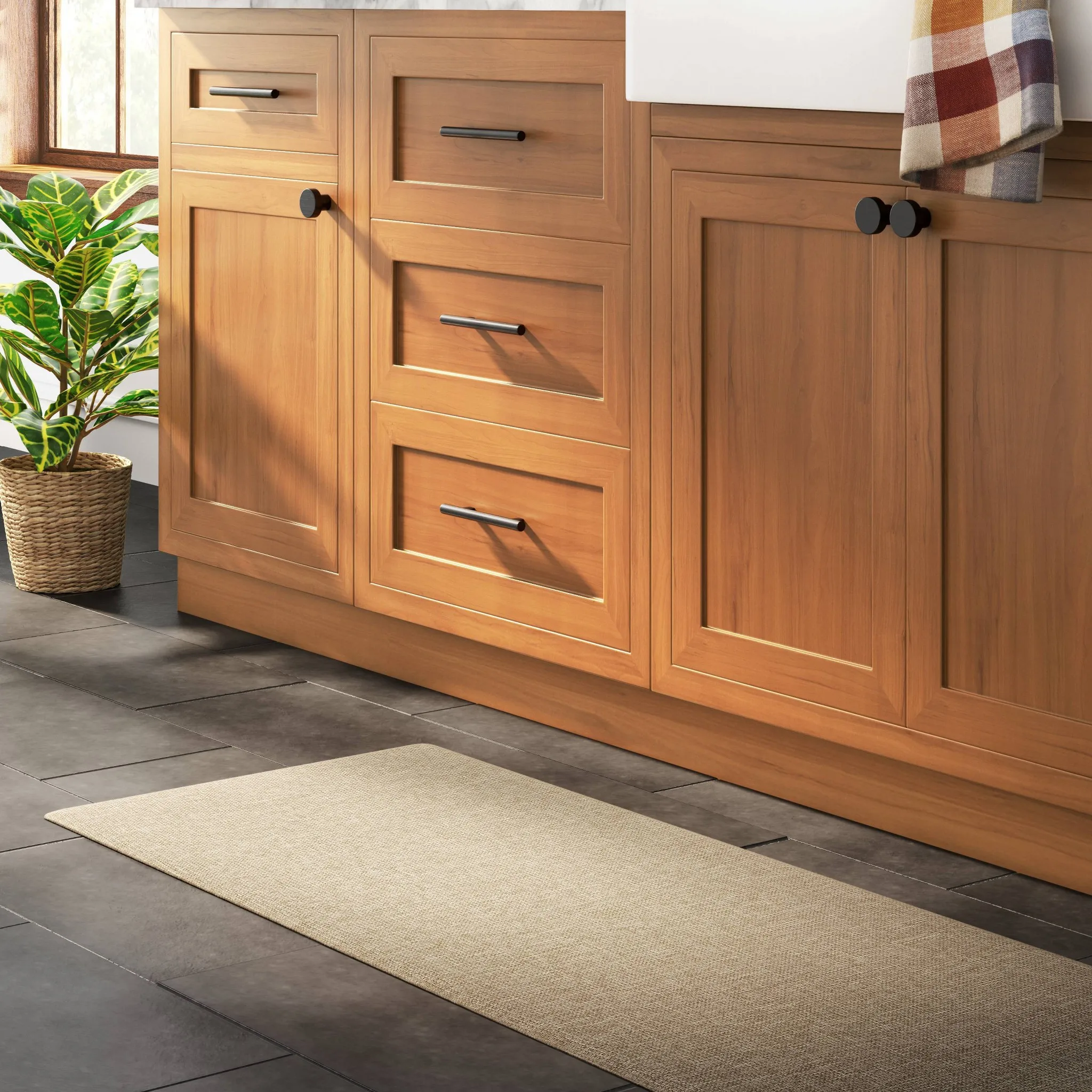 Rectangle Indoor Floor Mat - Tan - Image 2