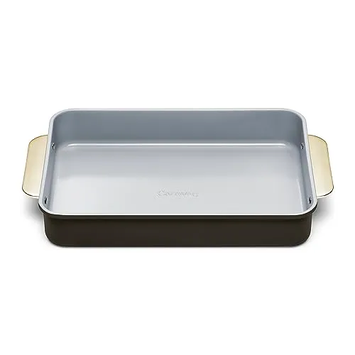 9x13" Nonstick Ceramic Rectangle Pan - Black
