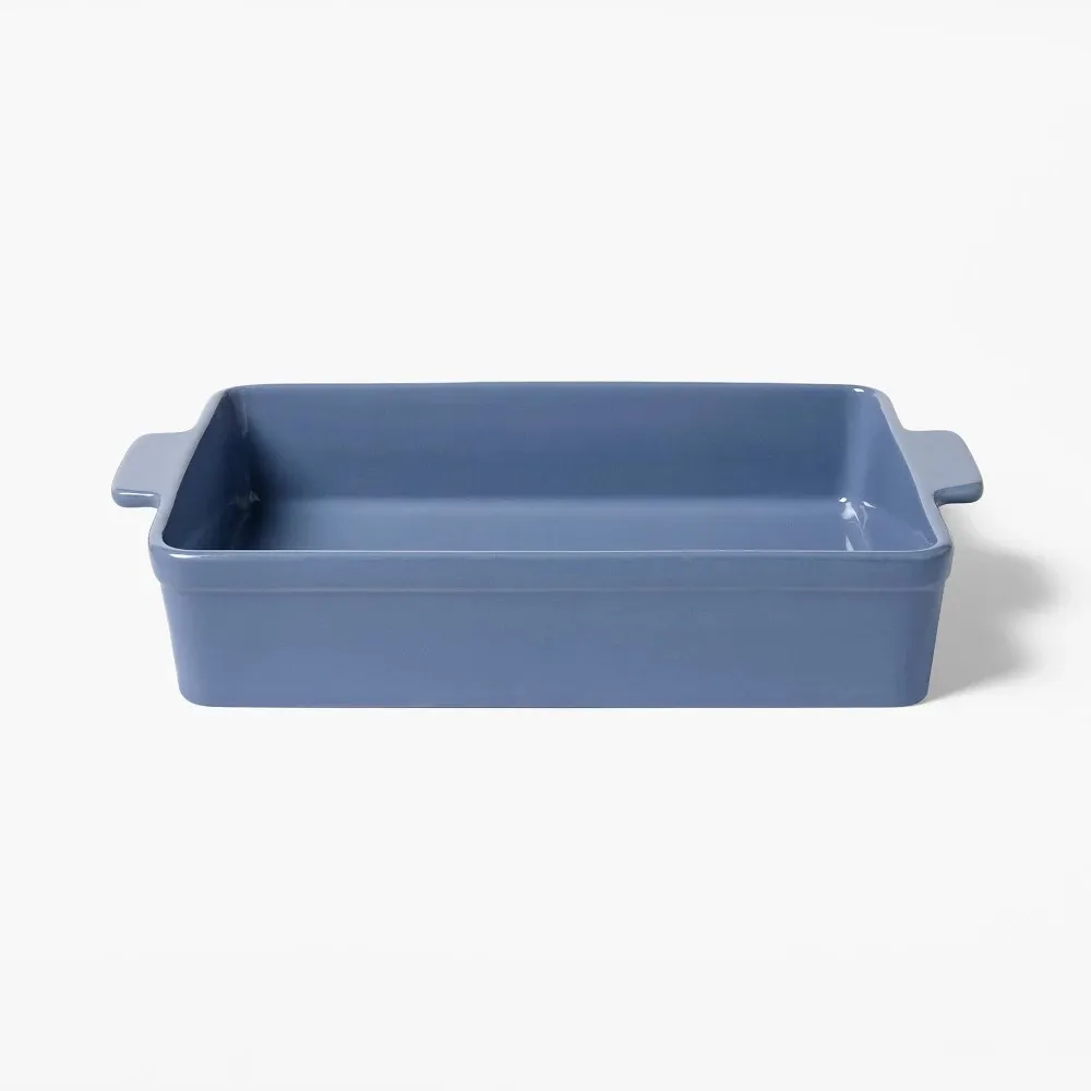 Rectangle Stoneware Baking Dish - Blue
